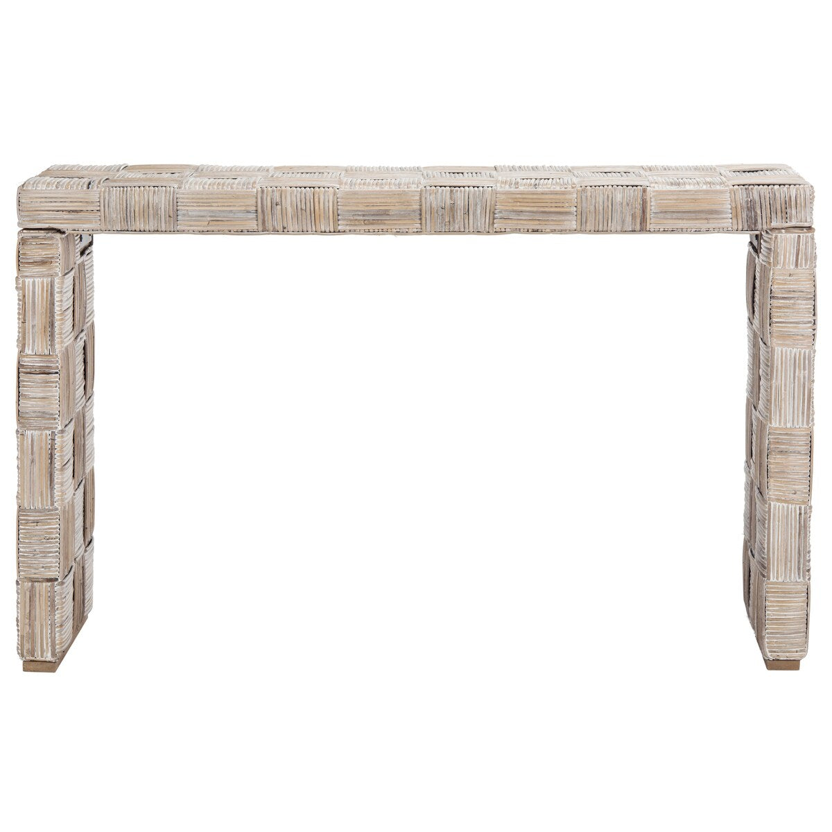SAFAVIEH Mindel Tavolo Console in Rattan - 51Lx35Px81H