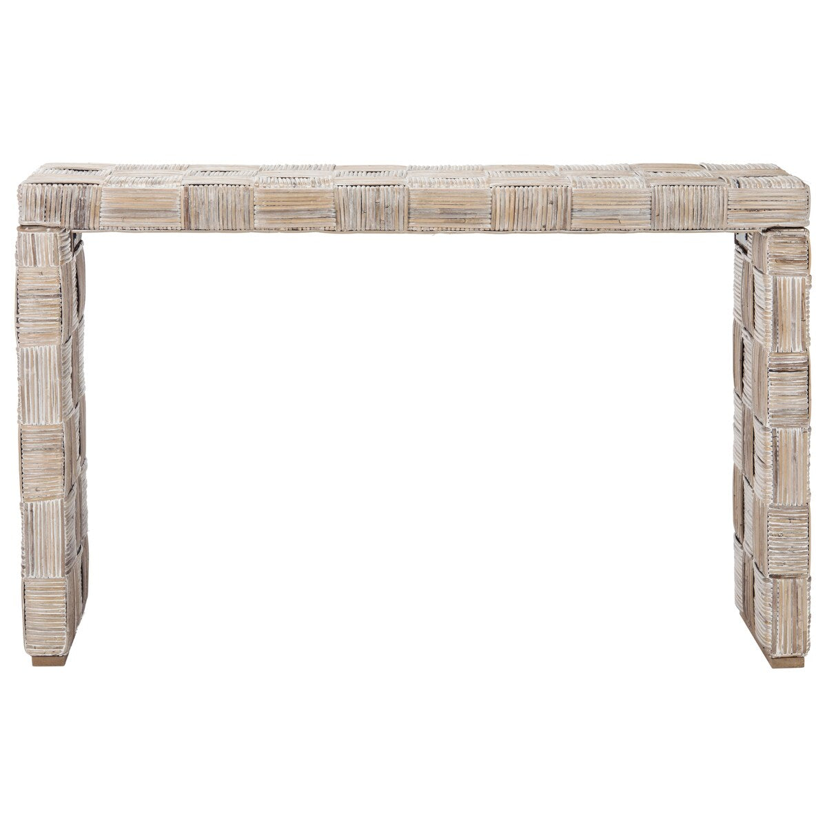 SAFAVIEH Mindel Tavolo Console in Rattan - 51Lx35Px81H