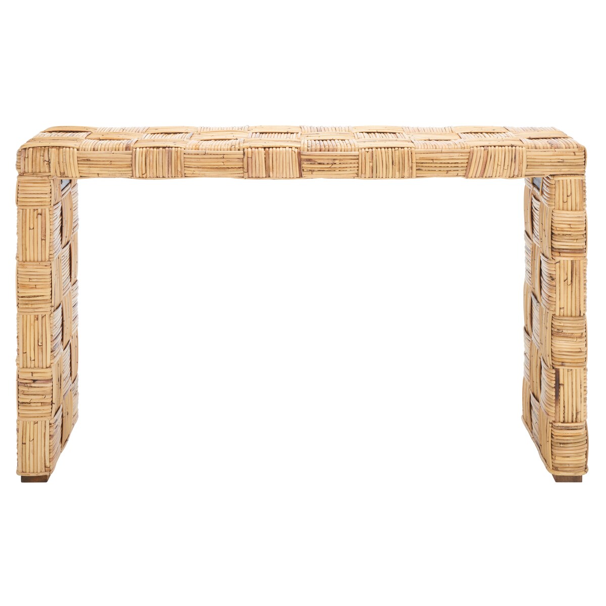 SAFAVIEH Mindel Tavolo Console in Rattan - 51Lx35Px81H