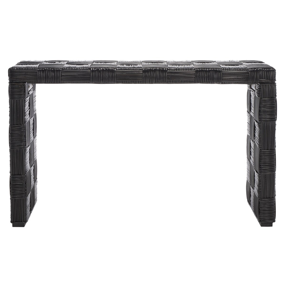 SAFAVIEH Mindel Tavolo Console in Rattan - 51Lx35Px81H