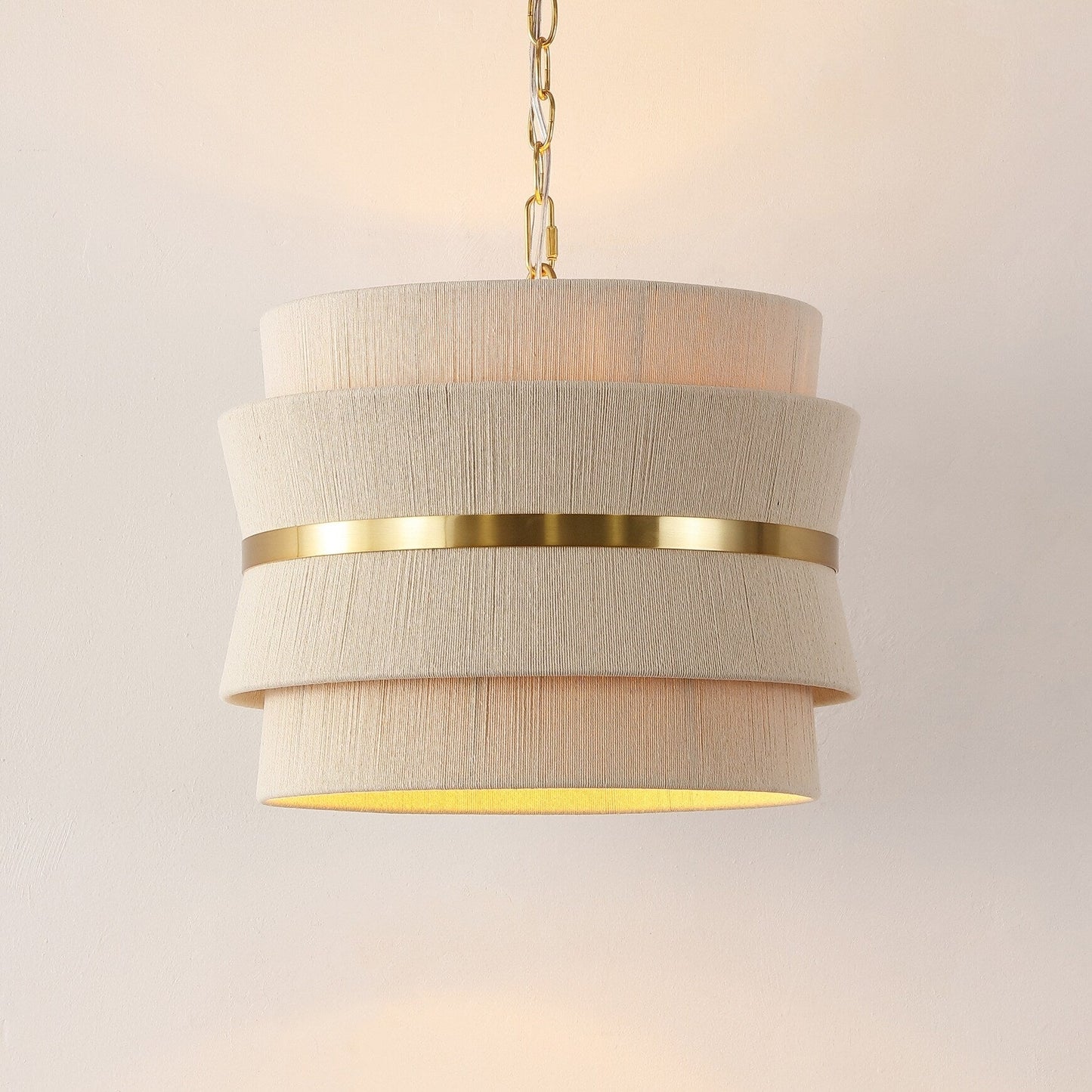 SAFAVIEH Oprea Lampada a sospensione regolabile a 3 luci (lampadine LED incluse) - 16 x 16 x 16.5-72.5