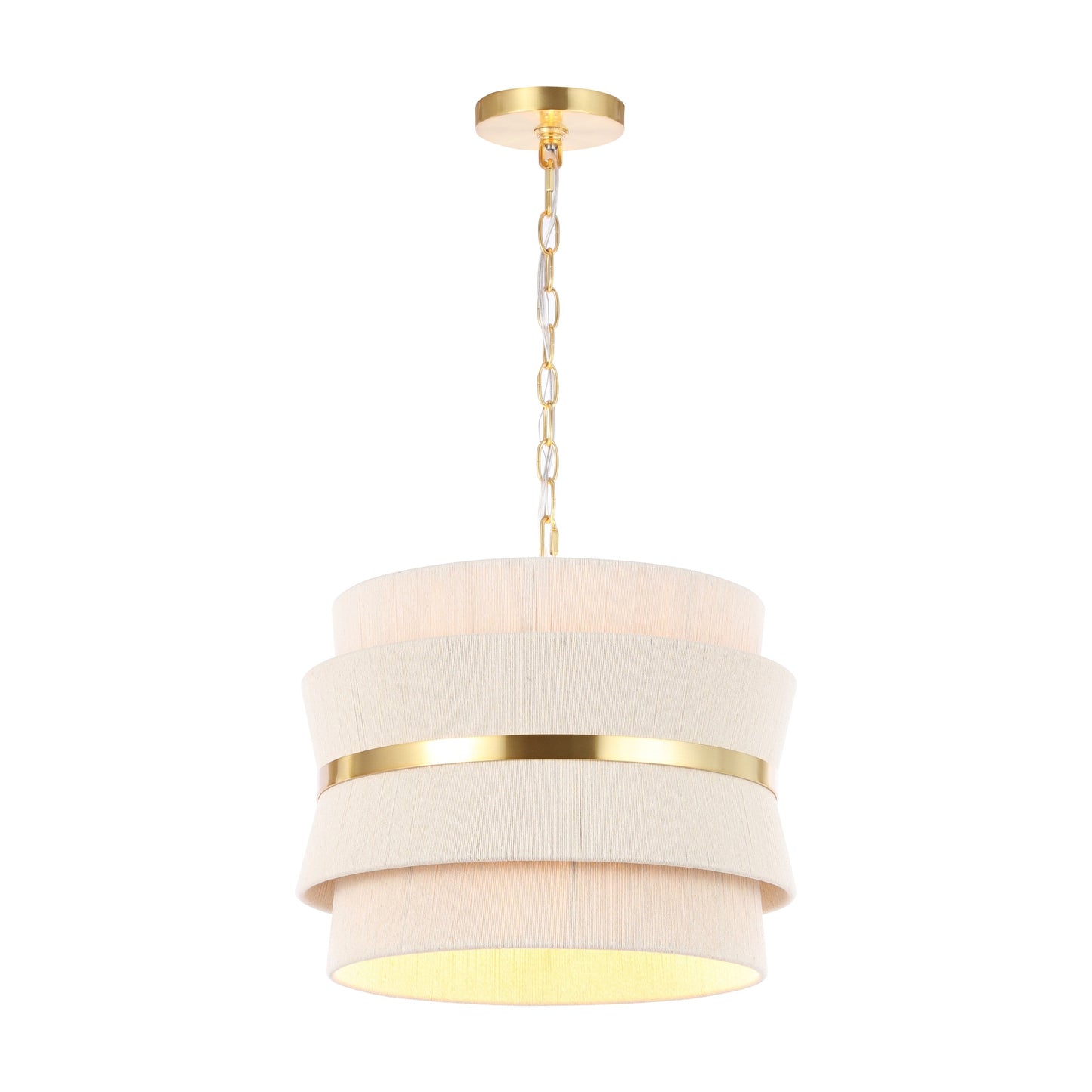 SAFAVIEH Oprea Lampada a sospensione regolabile a 3 luci (lampadine LED incluse) - 16 x 16 x 16.5-72.5