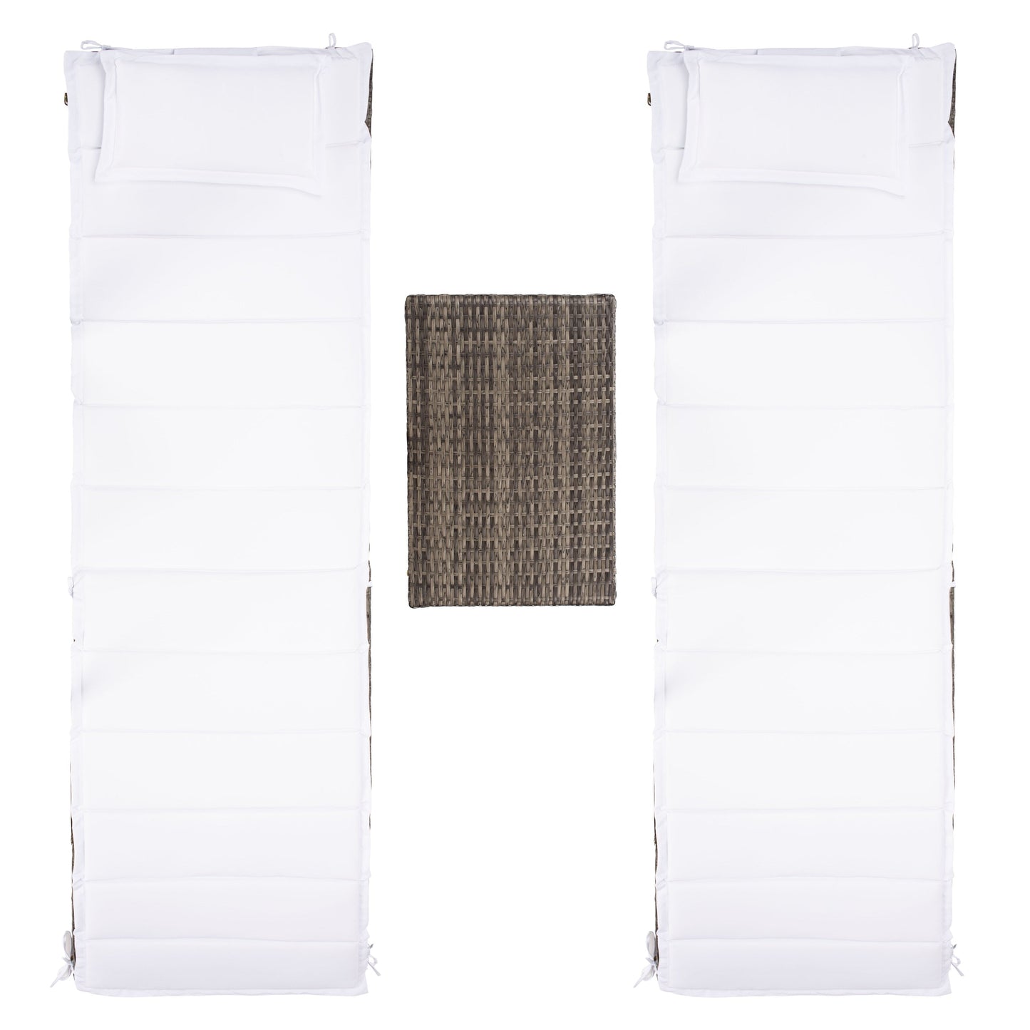 Set da giardino SAFAVIEH Blaguna da 3 pezzi con sdraio - 83Lx51Px61A