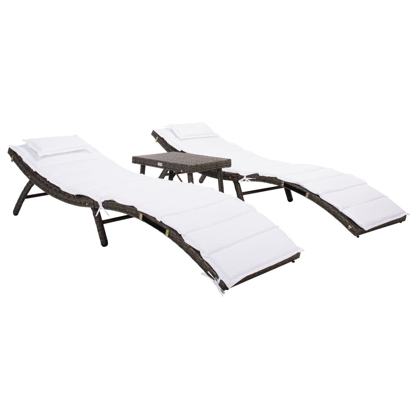 Set da giardino SAFAVIEH Blaguna da 3 pezzi con sdraio - 83Lx51Px61A