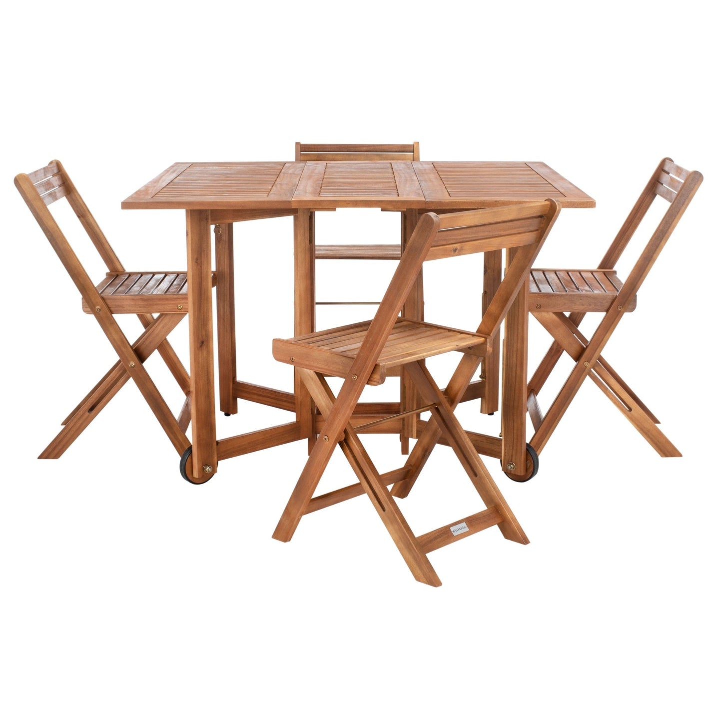 Set da pranzo da esterno SAFAVIEH Brandy da 5 pezzi - 109L x 89P x 74A (cm)