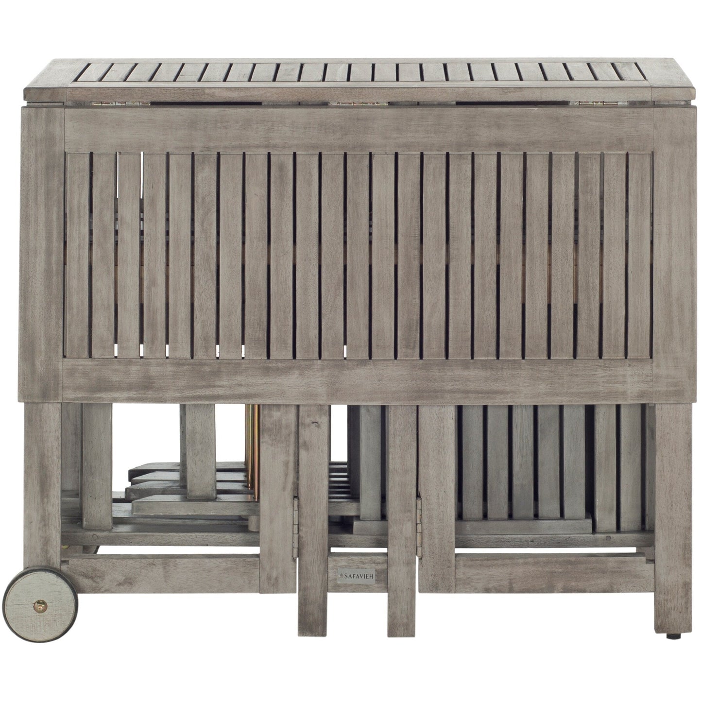 Set da pranzo da esterno SAFAVIEH Brandy da 5 pezzi - 109L x 89P x 74A (cm)