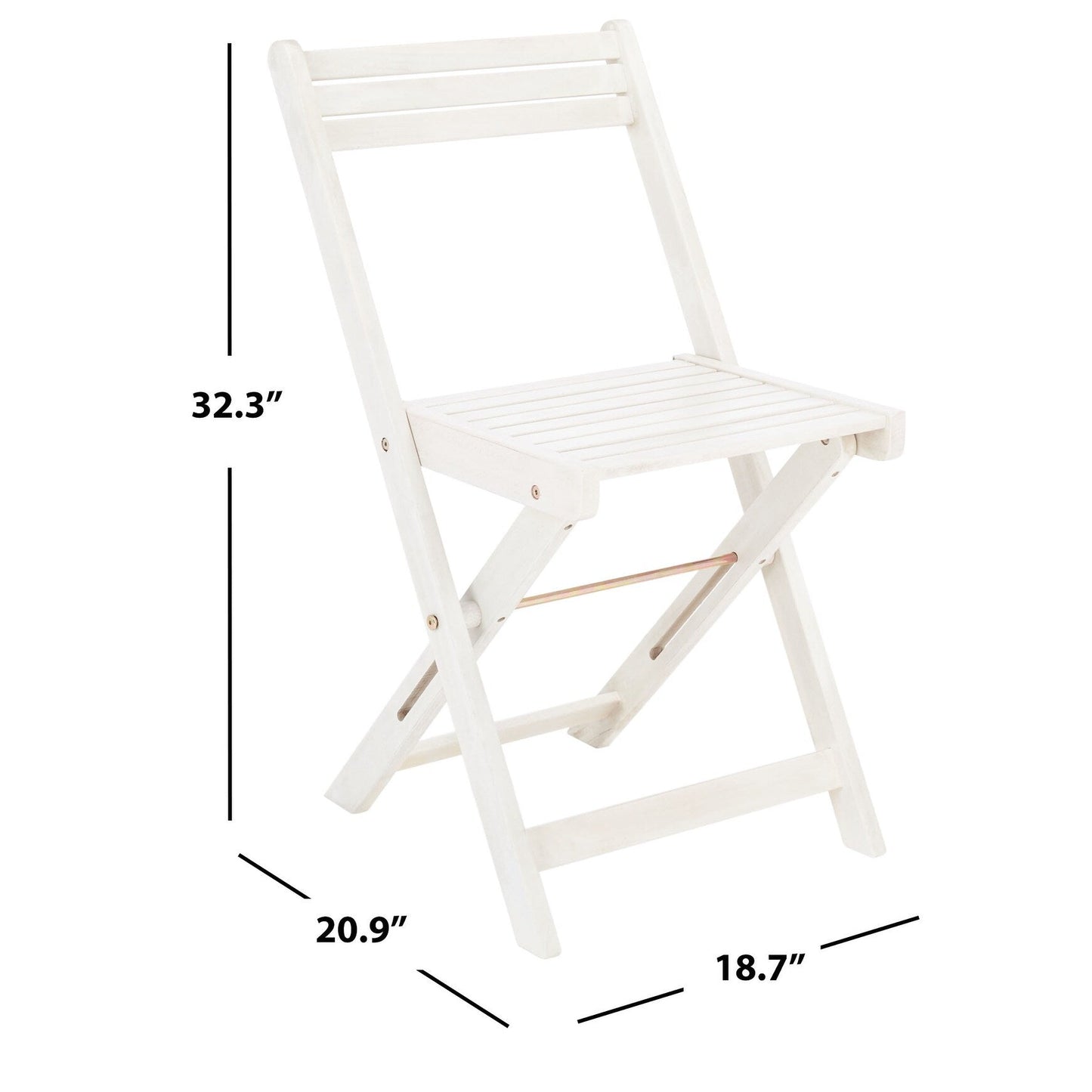 Set da pranzo da esterno SAFAVIEH Brandy da 5 pezzi - 109L x 89P x 74A (cm)