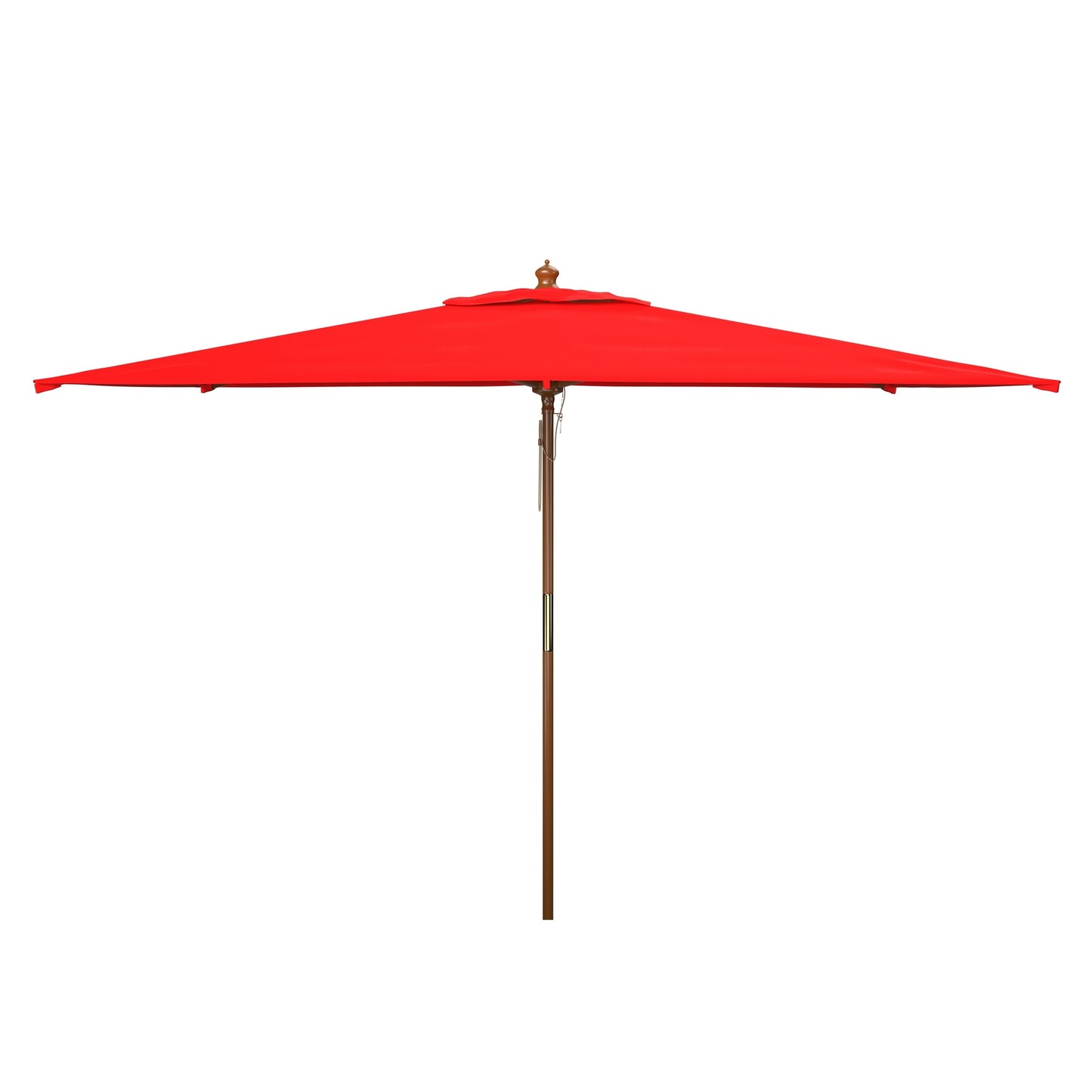 Ombrellone da giardino SAFAVIEH Outdoor Glauca da 3,3 metri con pulegge in legno