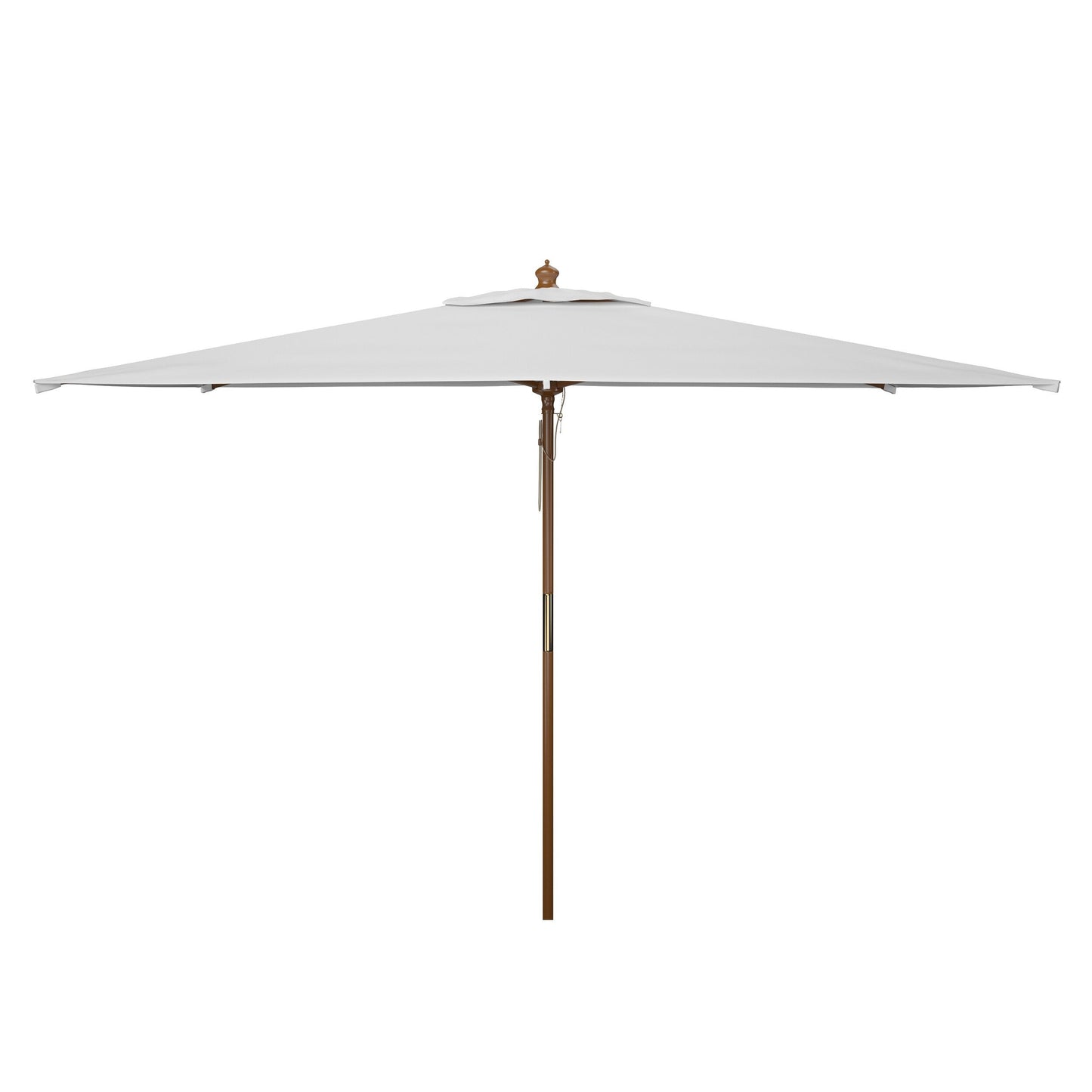 Ombrellone da giardino SAFAVIEH Outdoor Glauca da 3,3 metri con pulegge in legno