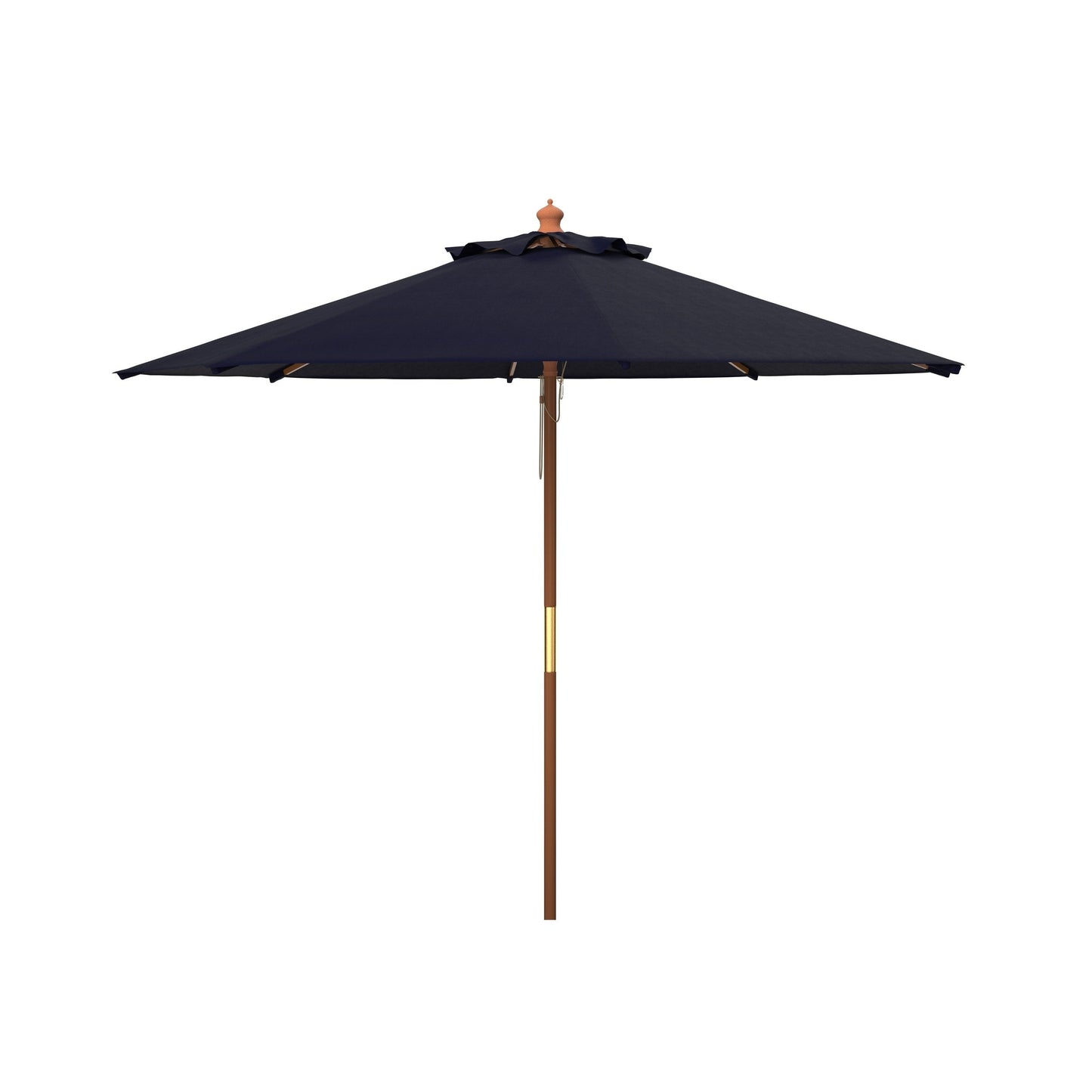 Ombrellone da giardino SAFAVIEH Outdoor Glauca da 3,3 metri con pulegge in legno