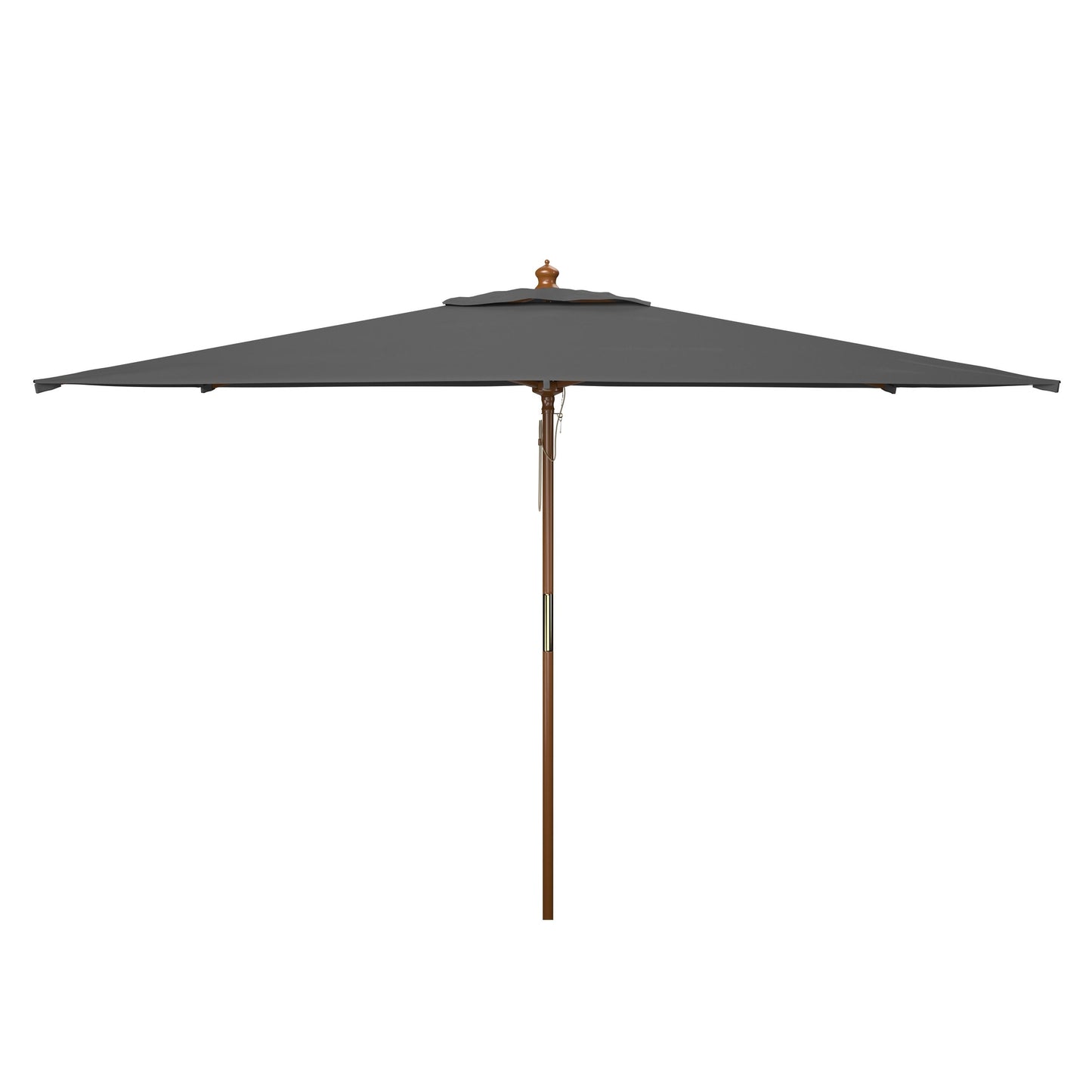 Ombrellone da giardino SAFAVIEH Outdoor Glauca da 3,3 metri con pulegge in legno