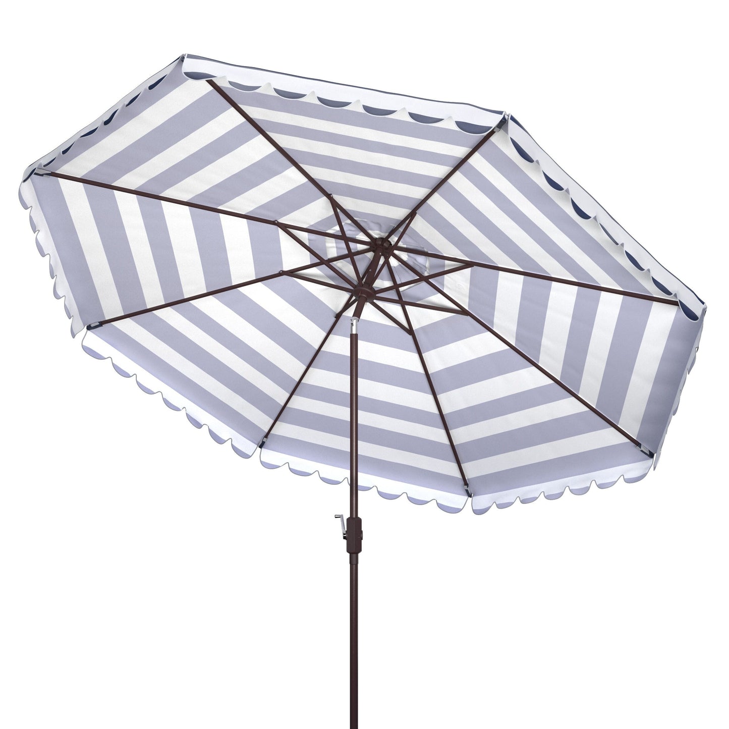 Parapluie da esterno rotondo da 3,3 metri (11 piedi) con manovella SAFAVIEH Jaylee