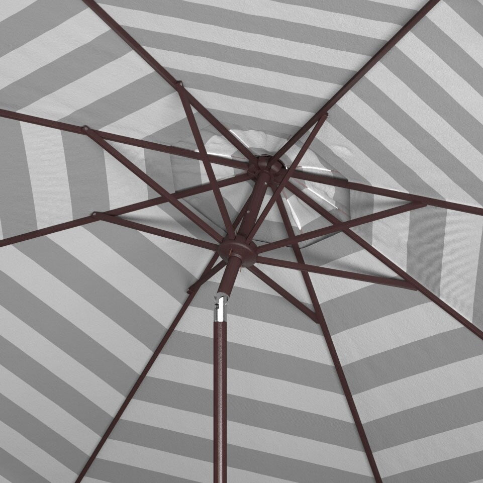 Parapluie da esterno rotondo da 3,3 metri (11 piedi) con manovella SAFAVIEH Jaylee
