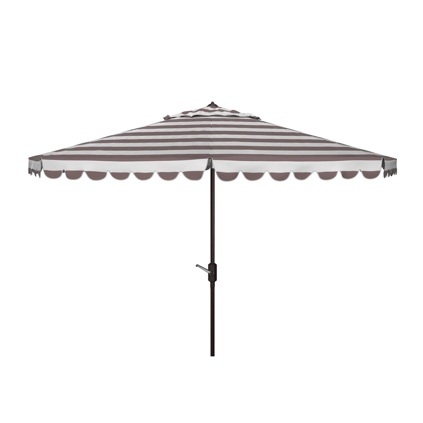 Parapluie da esterno rotondo da 3,3 metri (11 piedi) con manovella SAFAVIEH Jaylee
