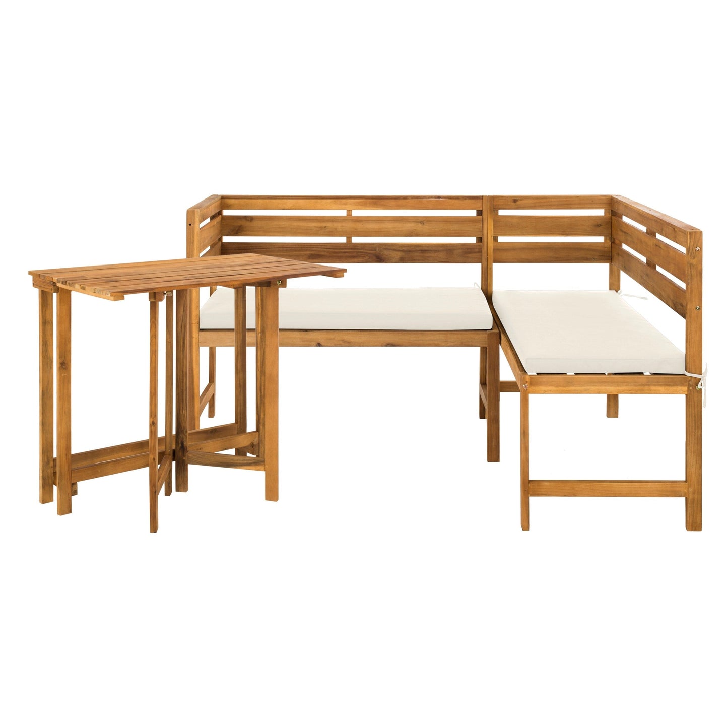 Set da salotto da esterno SAFAVIEH Kenna da 3 pezzi per balcone - 99x48x84 cm (LxPxA)