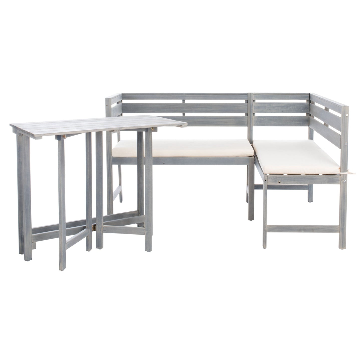 Set da salotto da esterno SAFAVIEH Kenna da 3 pezzi per balcone - 99x48x84 cm (LxPxA)