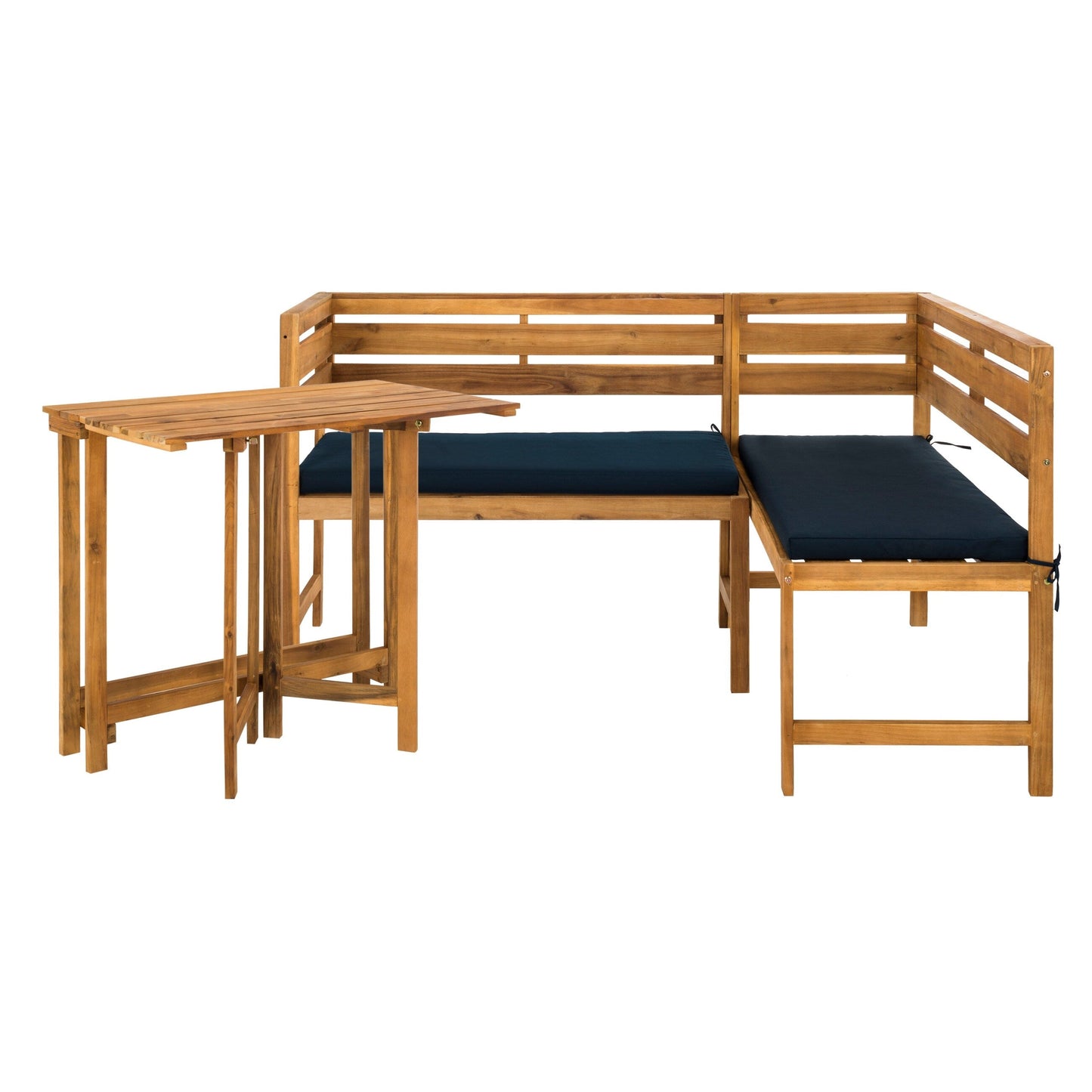 Set da salotto da esterno SAFAVIEH Kenna da 3 pezzi per balcone - 99x48x84 cm (LxPxA)