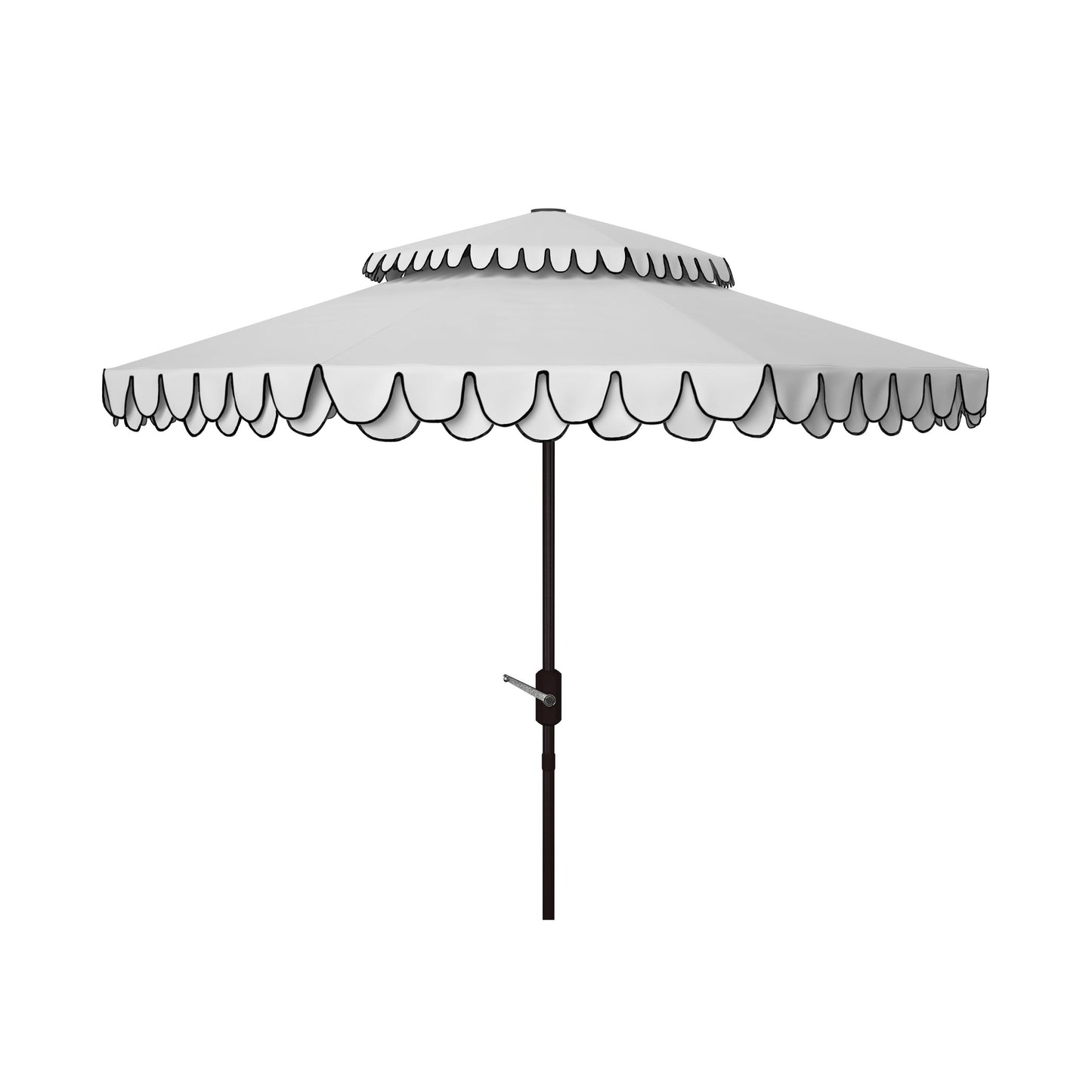 Ombrellone da giardino SAFAVIEH Kjerstin Valance da 2,7 m con doppia copertura