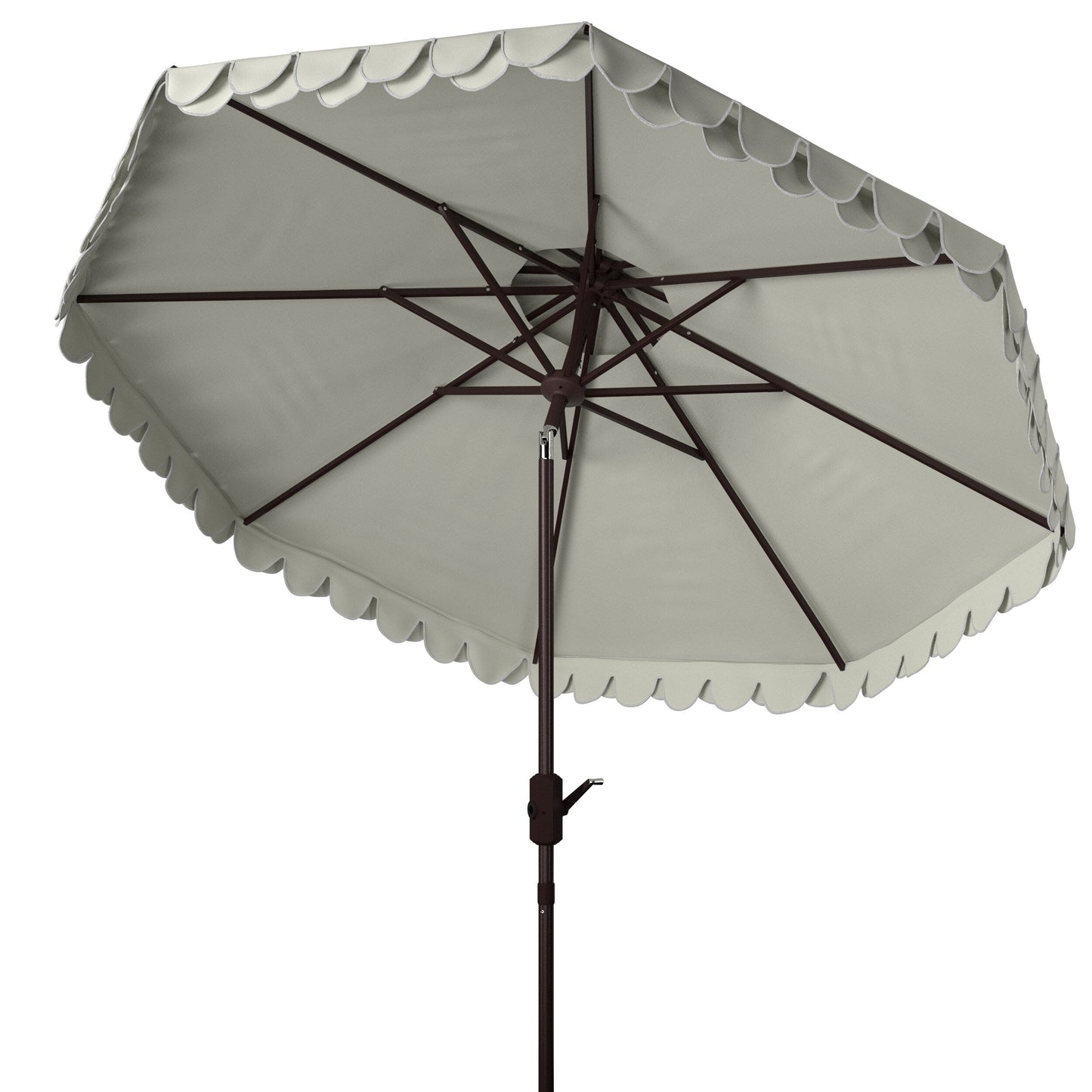 Ombrellone da giardino SAFAVIEH Kjerstin Valance da 2,7 m con doppia copertura