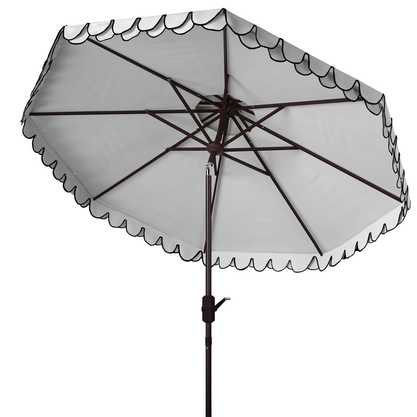 Ombrellone da giardino SAFAVIEH Kjerstin Valance da 2,7 m con doppia copertura