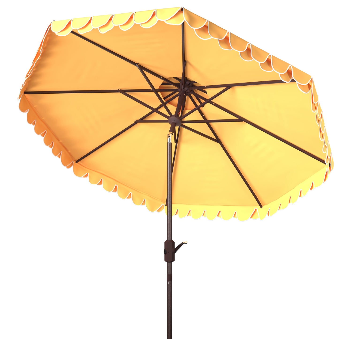 Ombrellone da giardino SAFAVIEH Kjerstin Valance da 2,7 m con doppia copertura