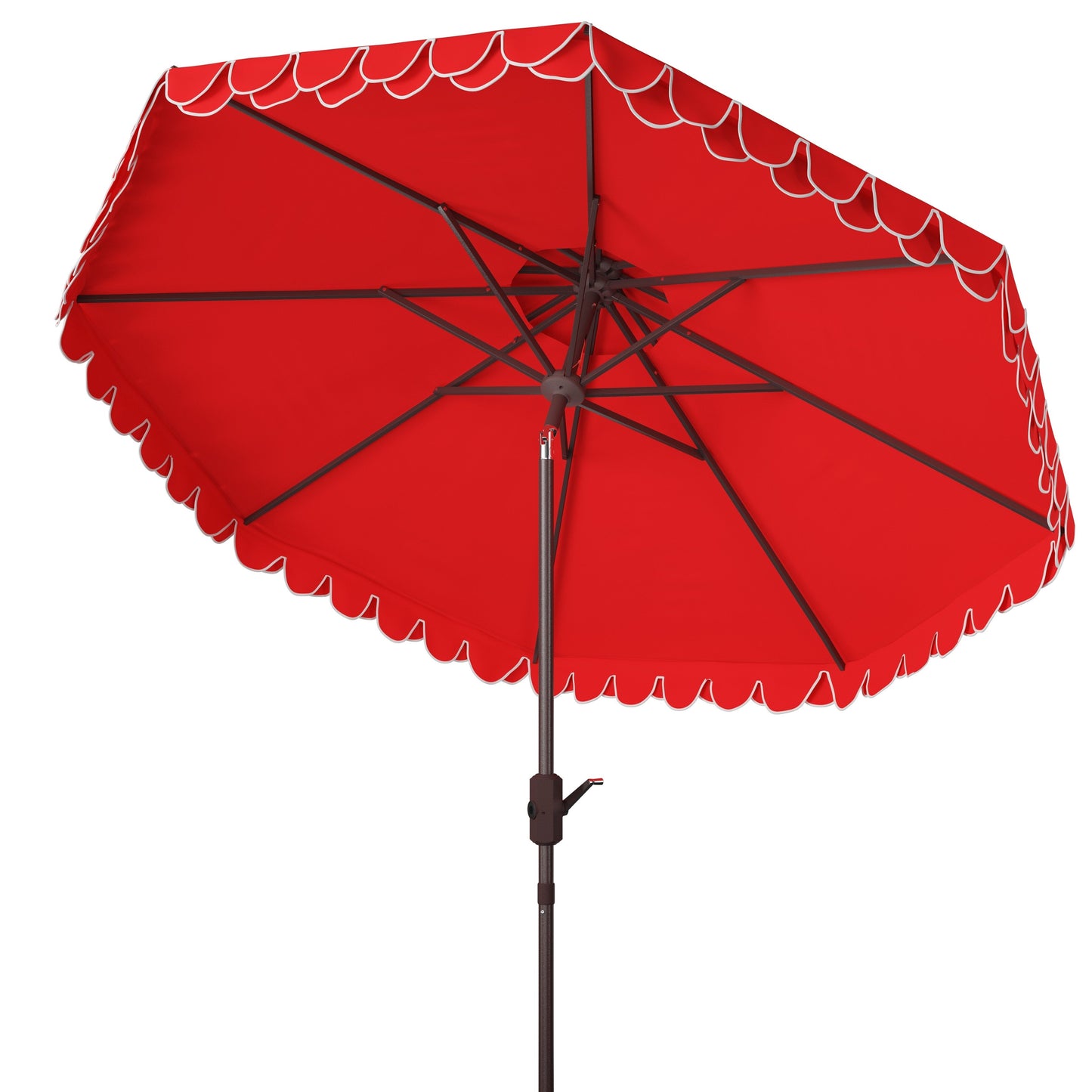 Ombrellone da giardino SAFAVIEH Kjerstin Valance da 2,7 m con doppia copertura