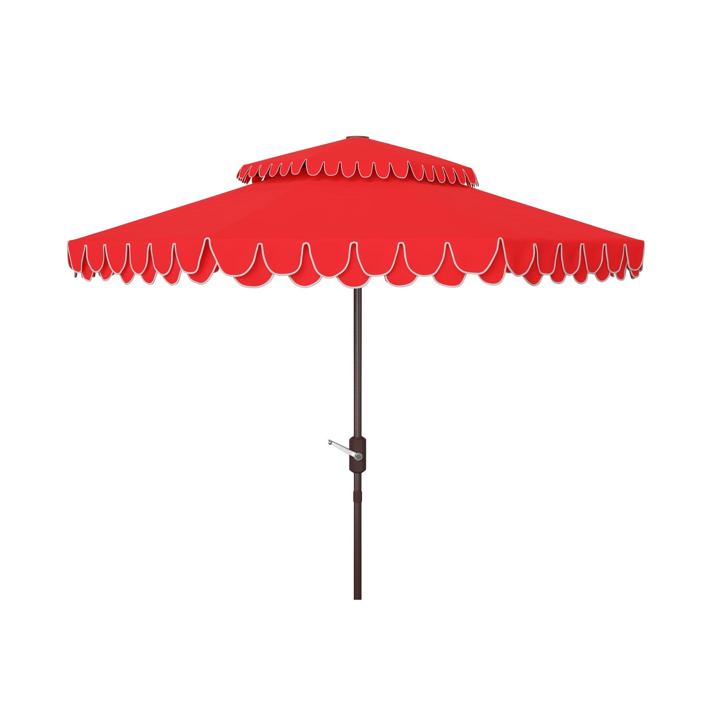 Ombrellone da giardino SAFAVIEH Kjerstin Valance da 2,7 m con doppia copertura