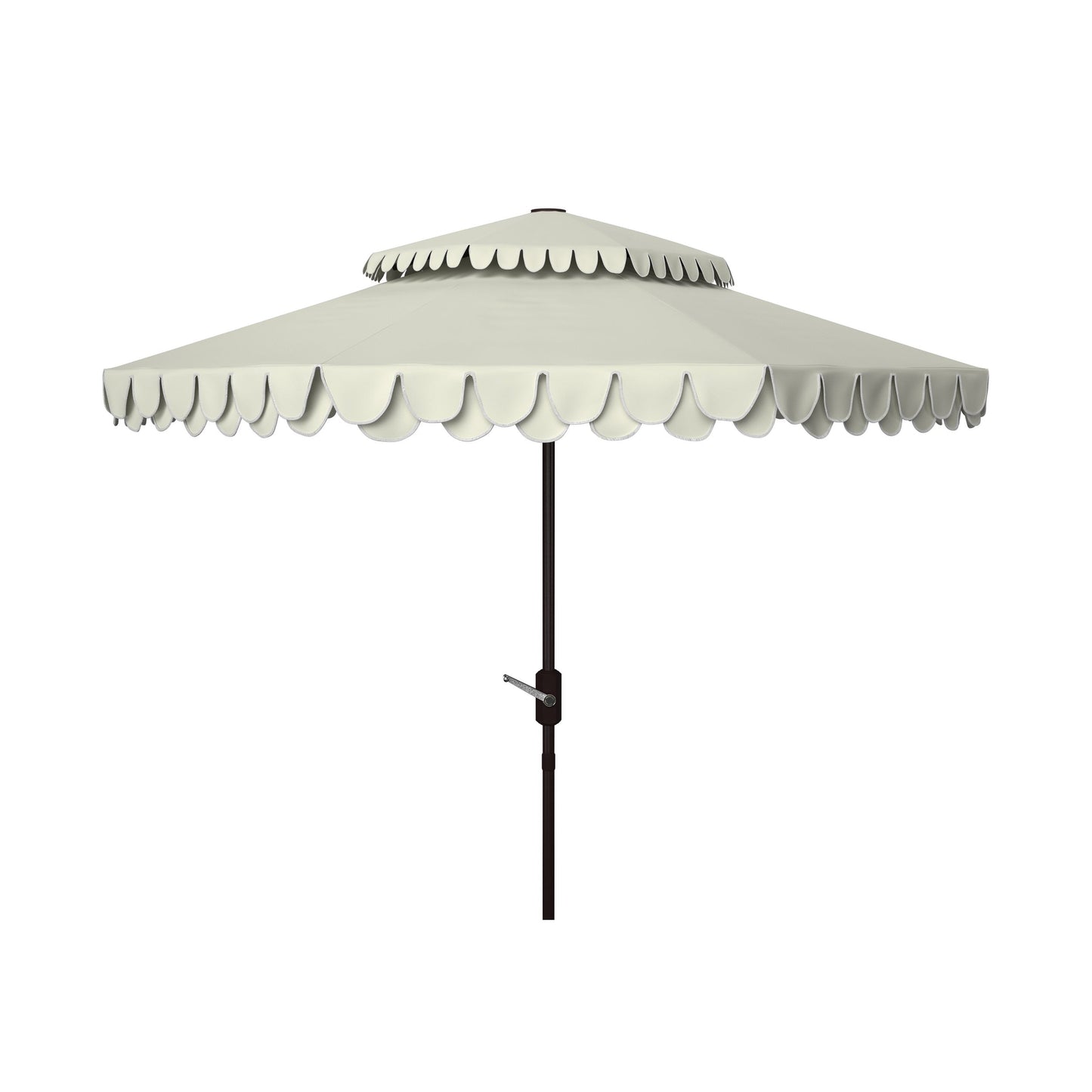 Ombrellone da giardino SAFAVIEH Kjerstin Valance da 2,7 m con doppia copertura