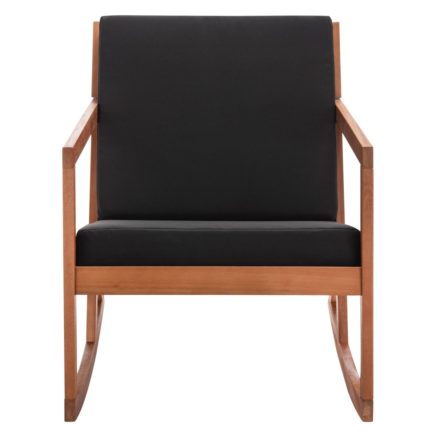 Sedia a dondolo da esterno Makaila di SAFAVIEH con cuscino - 66L x 79P x 97H (cm)