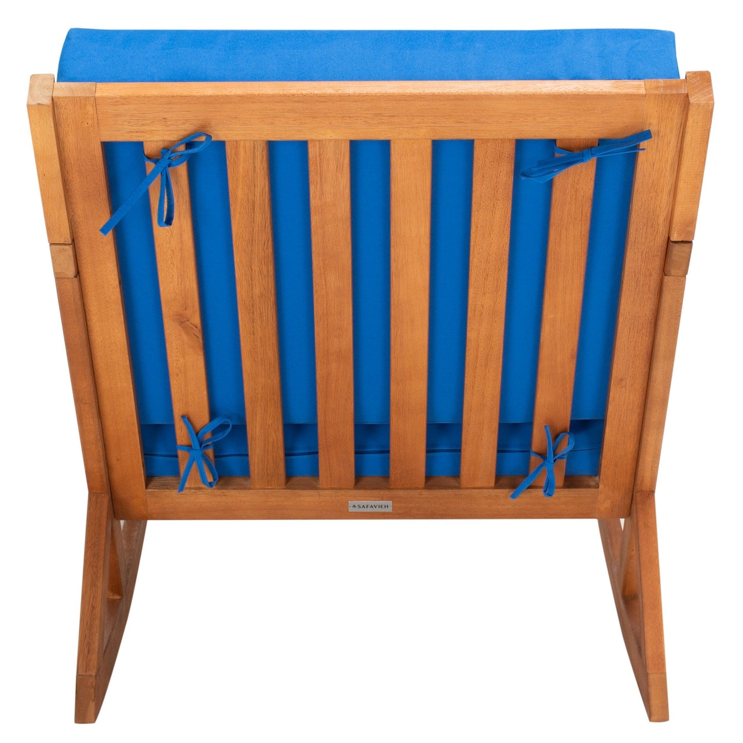 Sedia a dondolo da esterno Makaila di SAFAVIEH con cuscino - 66L x 79P x 97H (cm)