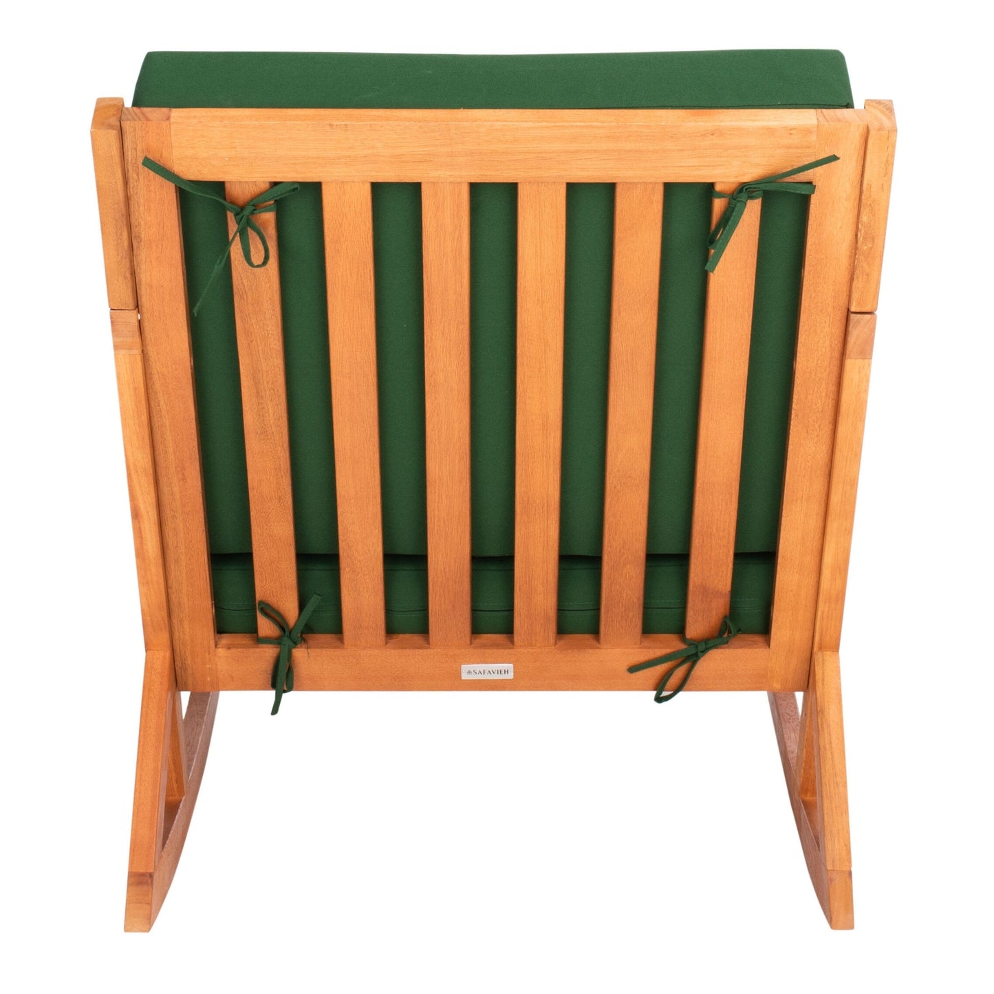 Sedia a dondolo da esterno Makaila di SAFAVIEH con cuscino - 66L x 79P x 97H (cm)
