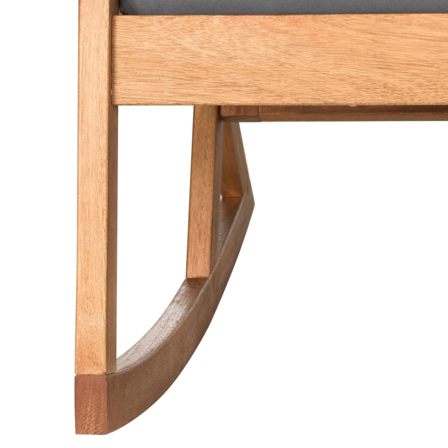 Sedia a dondolo da esterno Makaila di SAFAVIEH con cuscino - 66L x 79P x 97H (cm)