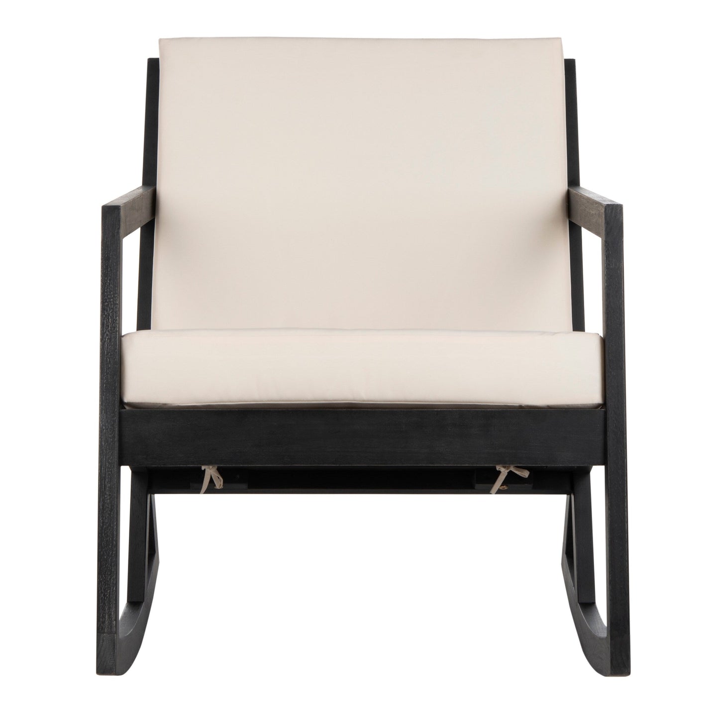 Sedia a dondolo da esterno Makaila di SAFAVIEH con cuscino - 66L x 79P x 97H (cm)