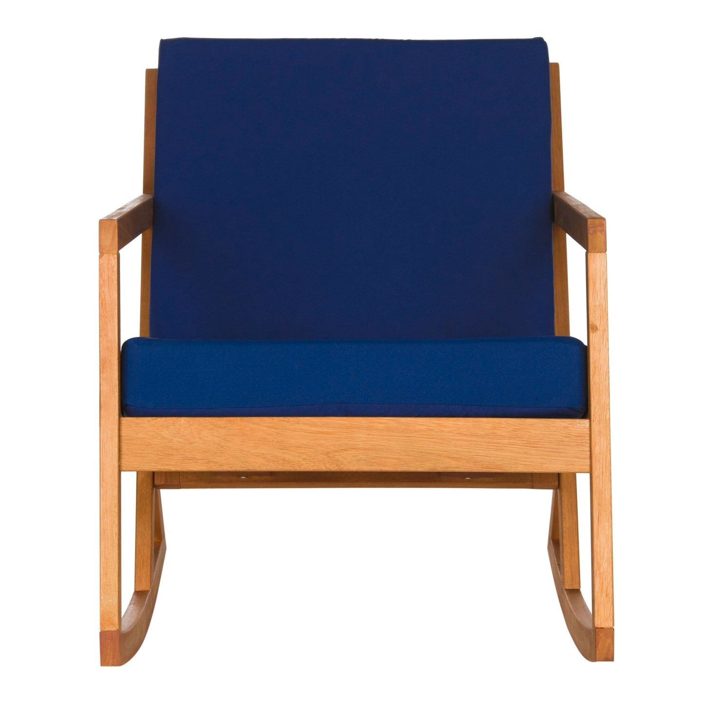 Sedia a dondolo da esterno Makaila di SAFAVIEH con cuscino - 66L x 79P x 97H (cm)