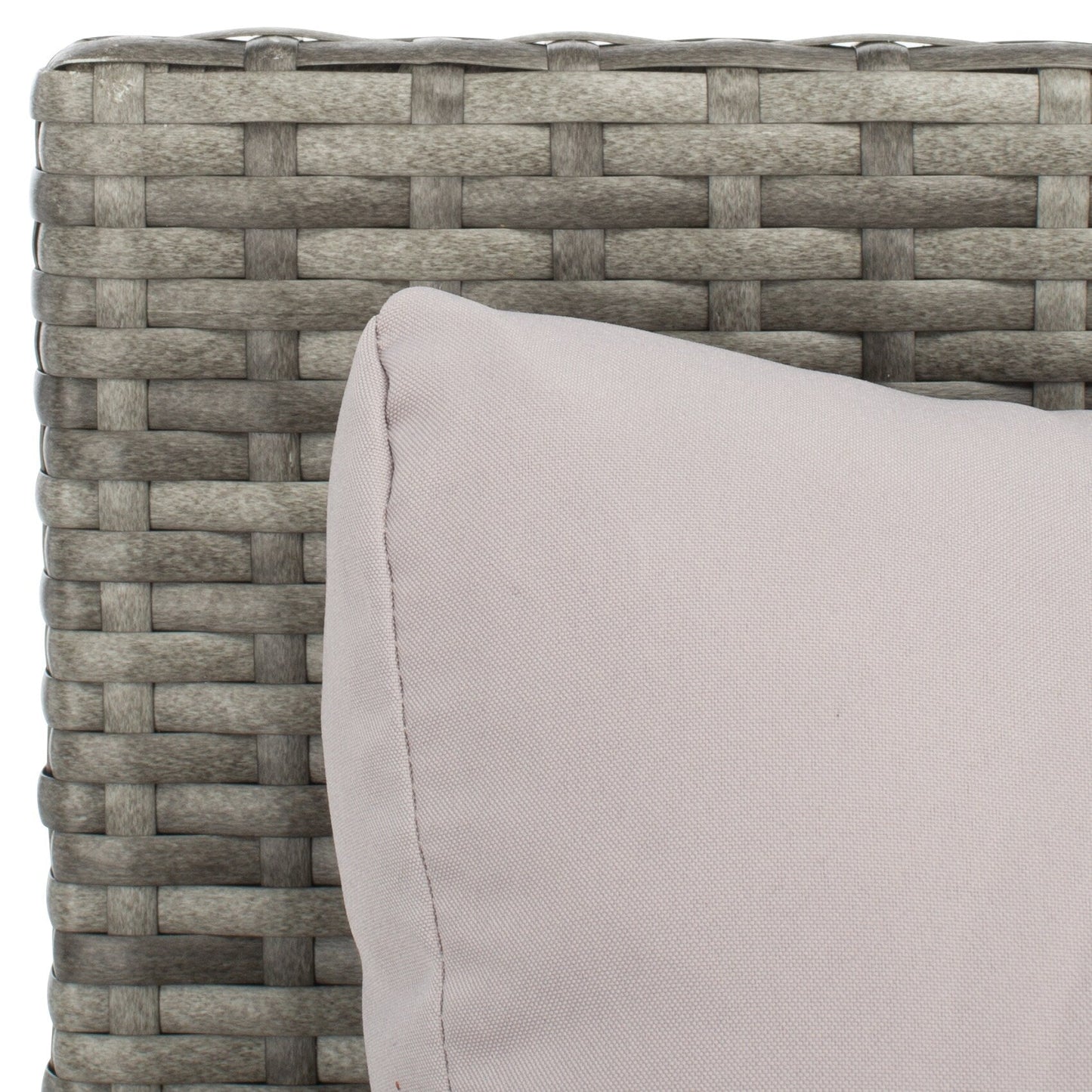 Daybed da esterno in vimini Taniyah di SAFAVIEH con cuscini e imbottiture - 53L x 28P x 62H