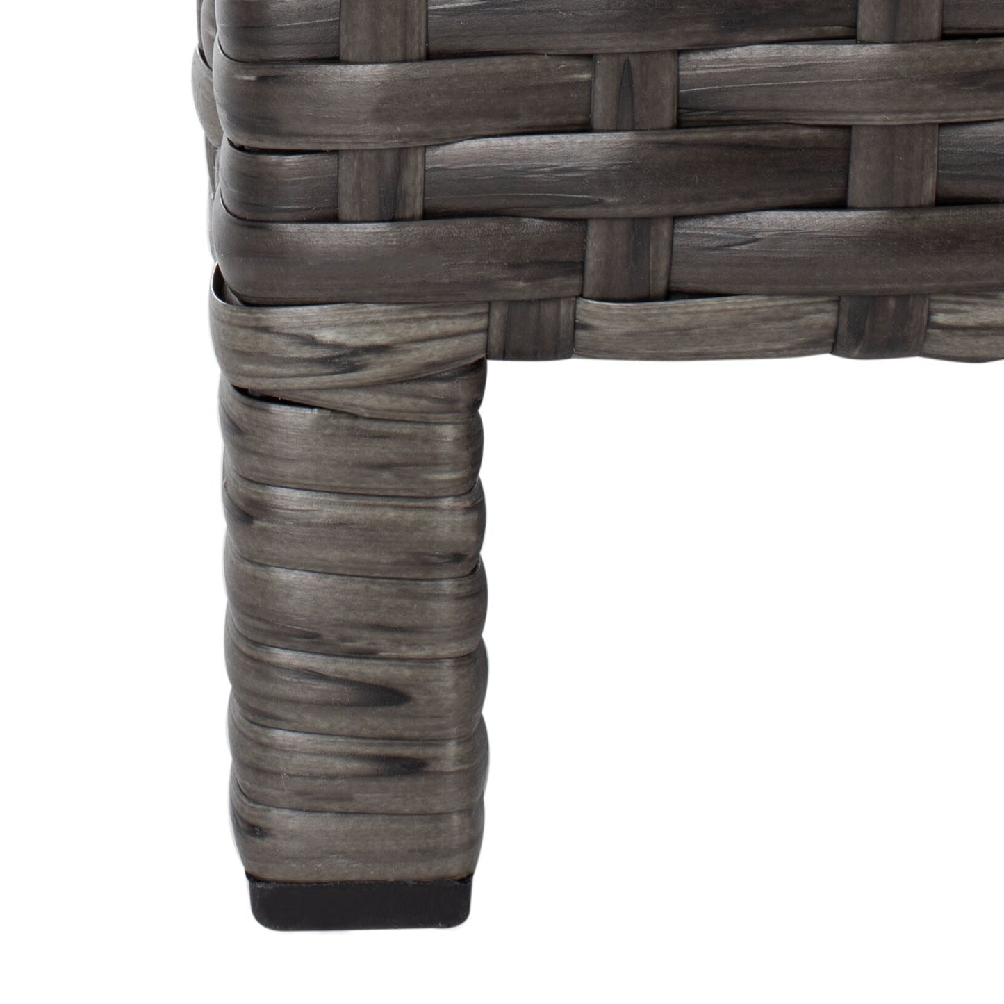 Daybed da esterno in vimini Taniyah di SAFAVIEH con cuscini e imbottiture - 53L x 28P x 62H