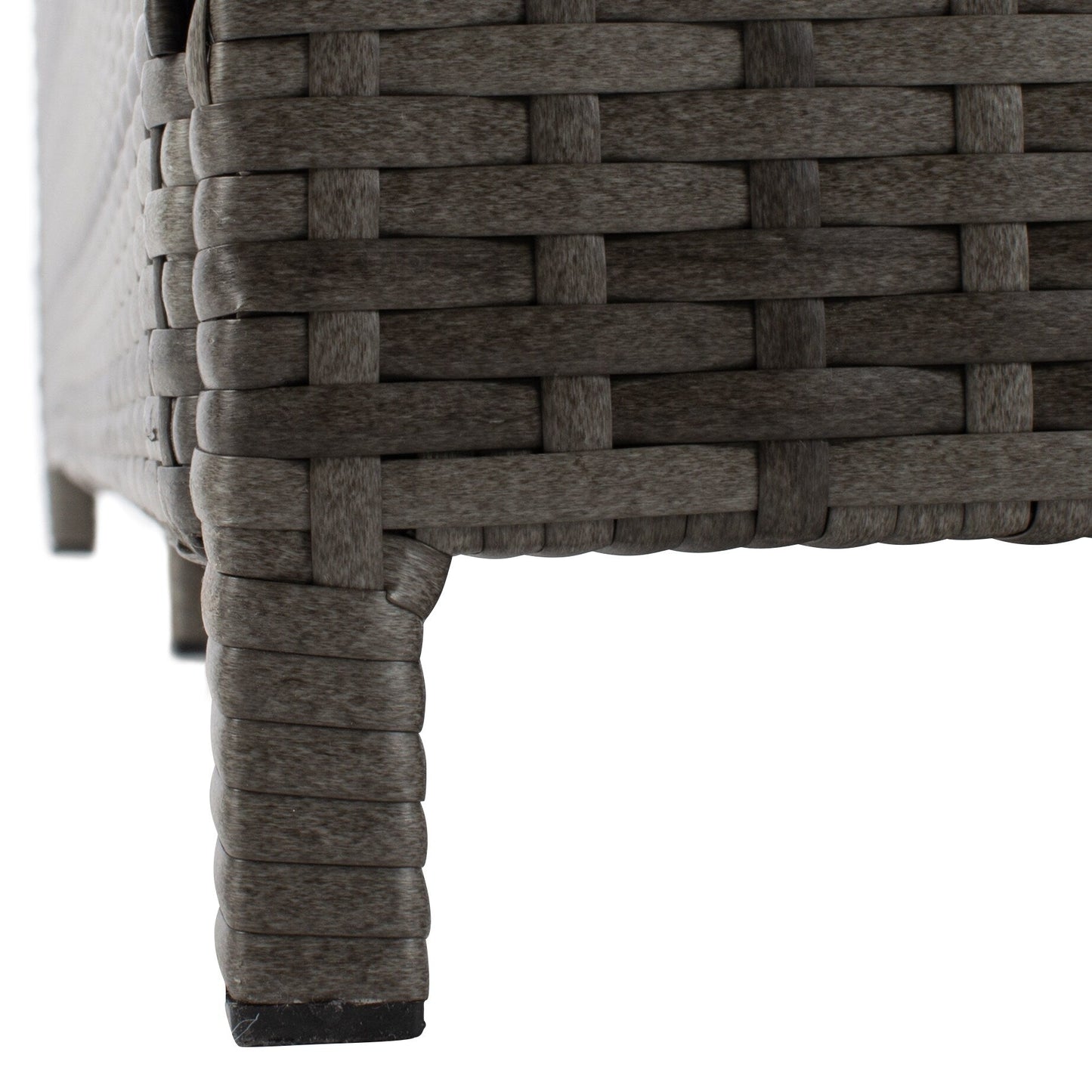 Daybed da esterno in vimini Taniyah di SAFAVIEH con cuscini e imbottiture - 53L x 28P x 62H