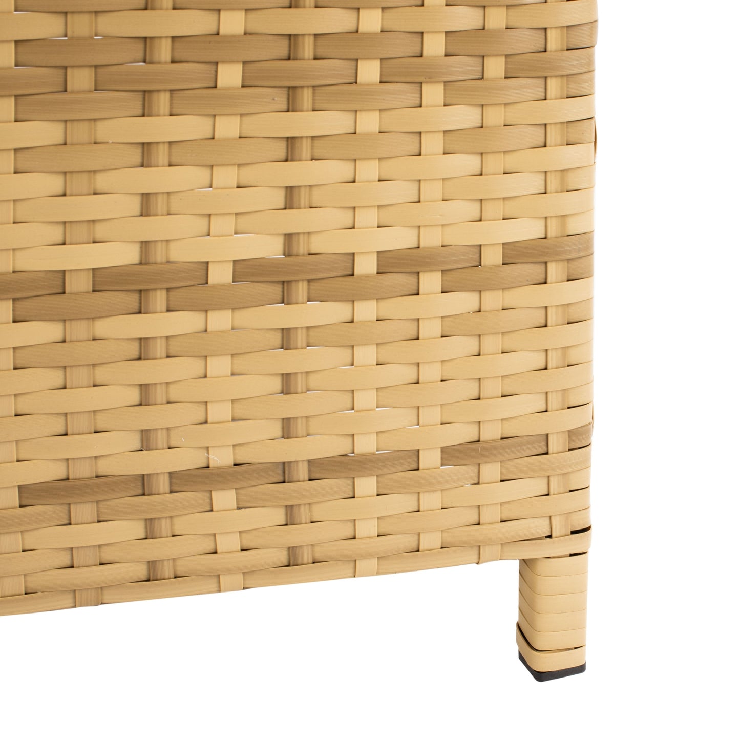 Daybed da esterno in vimini Taniyah di SAFAVIEH con cuscini e imbottiture - 53L x 28P x 62H