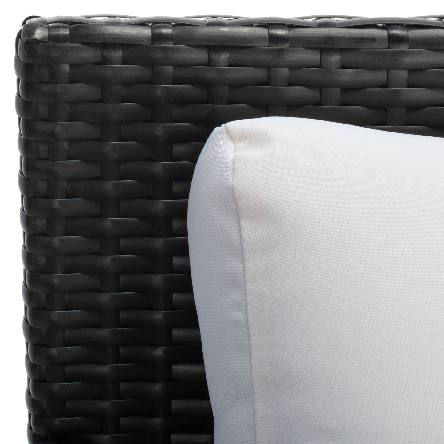 Daybed da esterno in vimini Taniyah di SAFAVIEH con cuscini e imbottiture - 53L x 28P x 62H