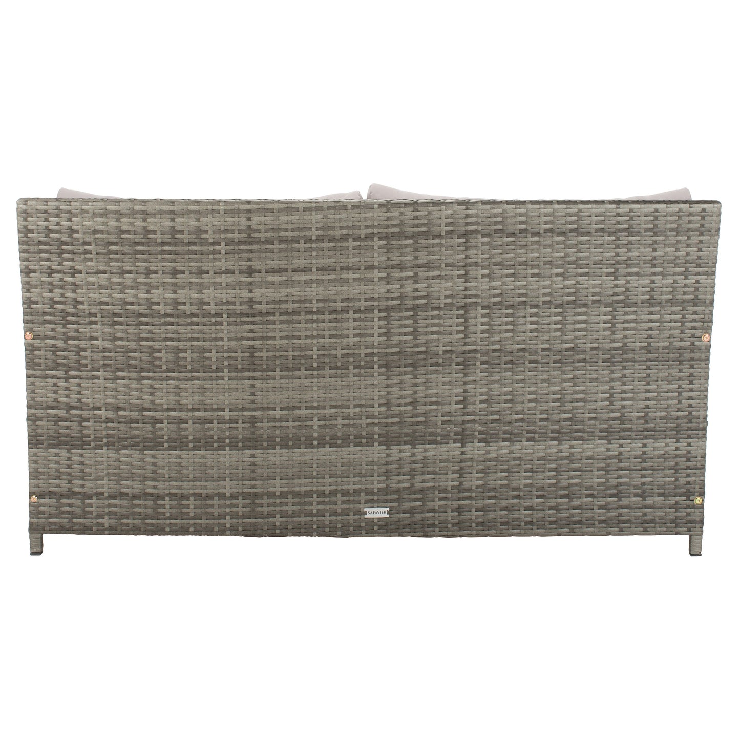 Daybed da esterno in vimini Taniyah di SAFAVIEH con cuscini e imbottiture - 53L x 28P x 62H