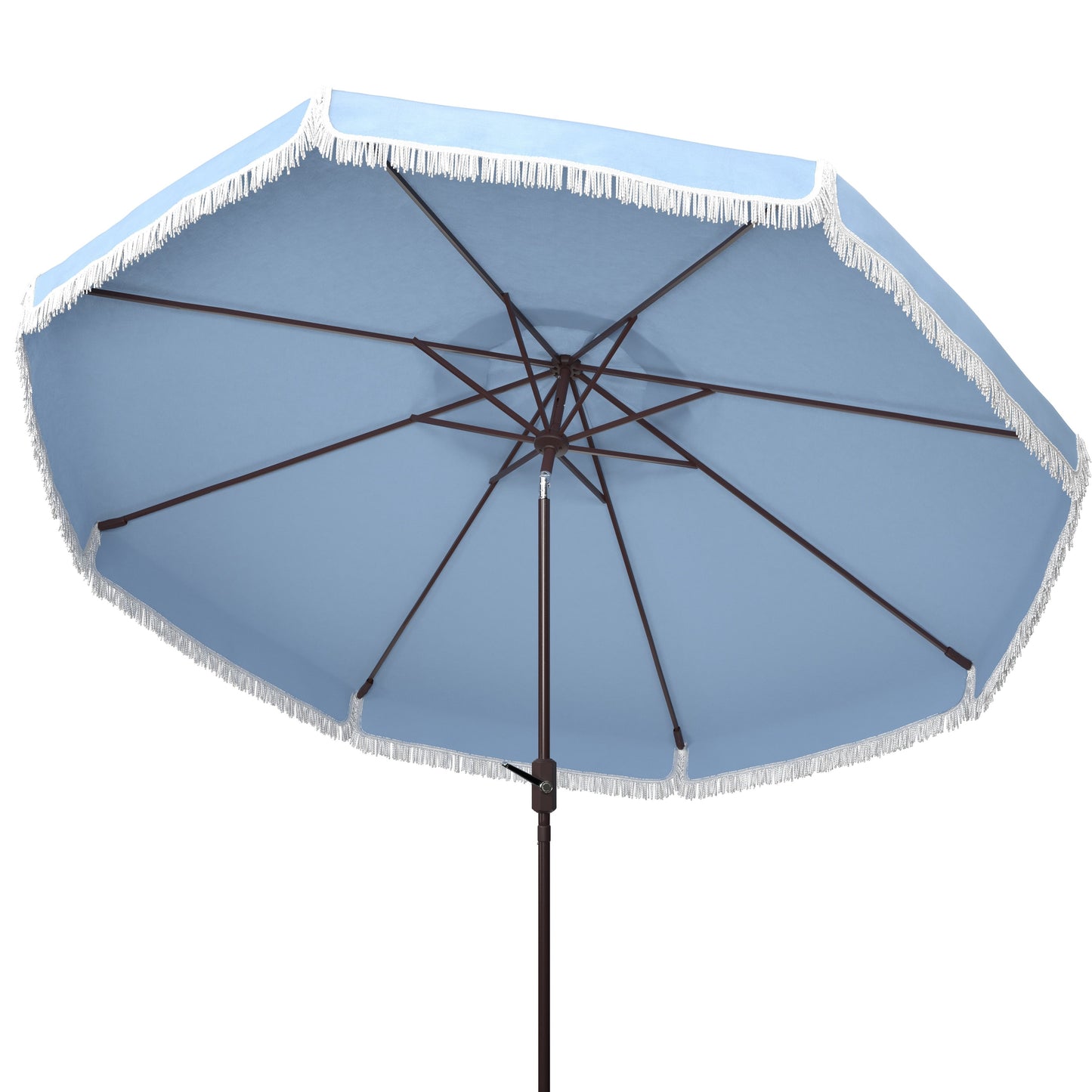Paraschermo da esterno SAFAVIEH Ronette Fringe da 2,7 m con manovella