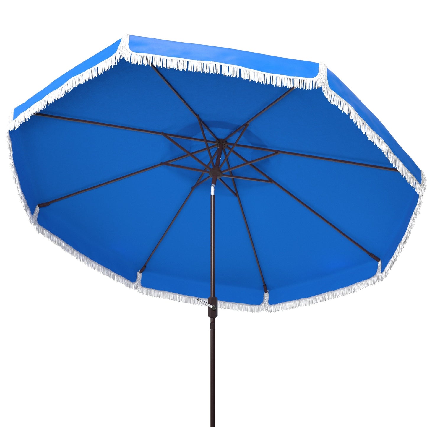 Paraschermo da esterno SAFAVIEH Ronette Fringe da 2,7 m con manovella