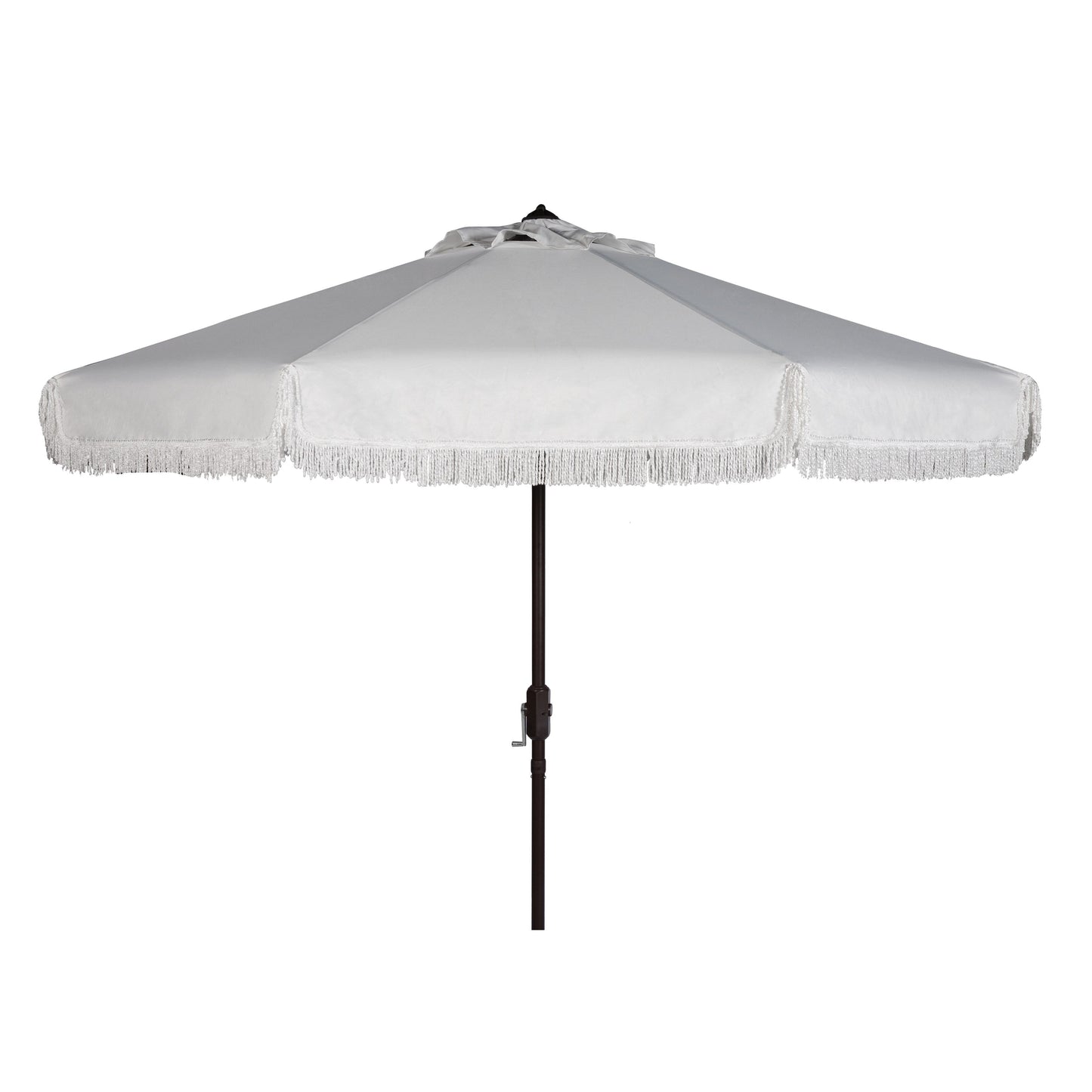 Paraschermo da esterno SAFAVIEH Ronette Fringe da 2,7 m con manovella