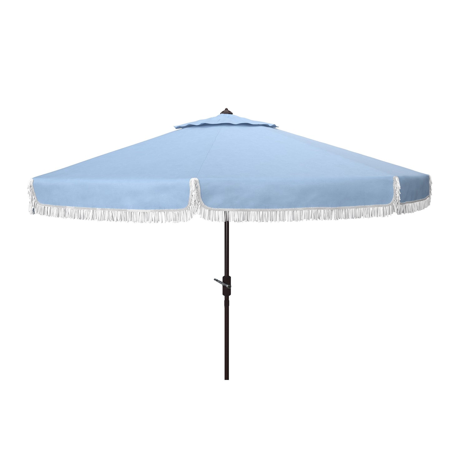 Paraschermo da esterno SAFAVIEH Ronette Fringe da 2,7 m con manovella