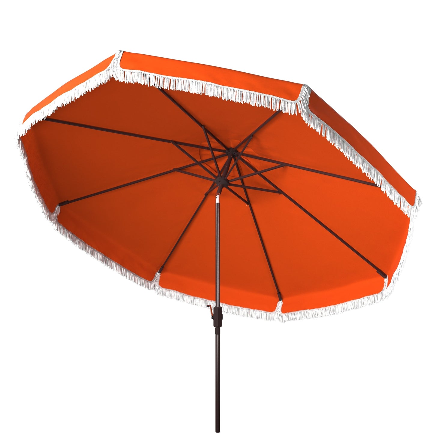 Paraschermo da esterno SAFAVIEH Ronette Fringe da 2,7 m con manovella