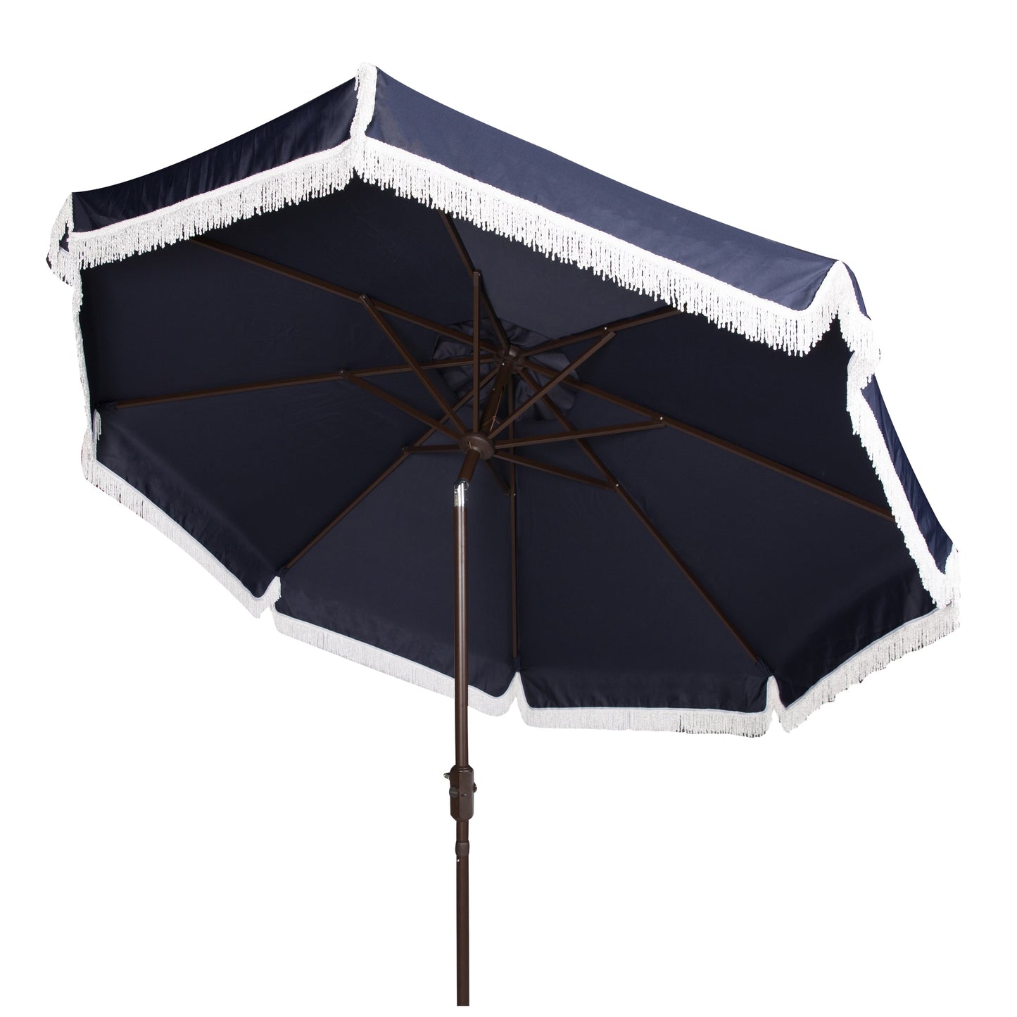 Paraschermo da esterno SAFAVIEH Ronette Fringe da 2,7 m con manovella