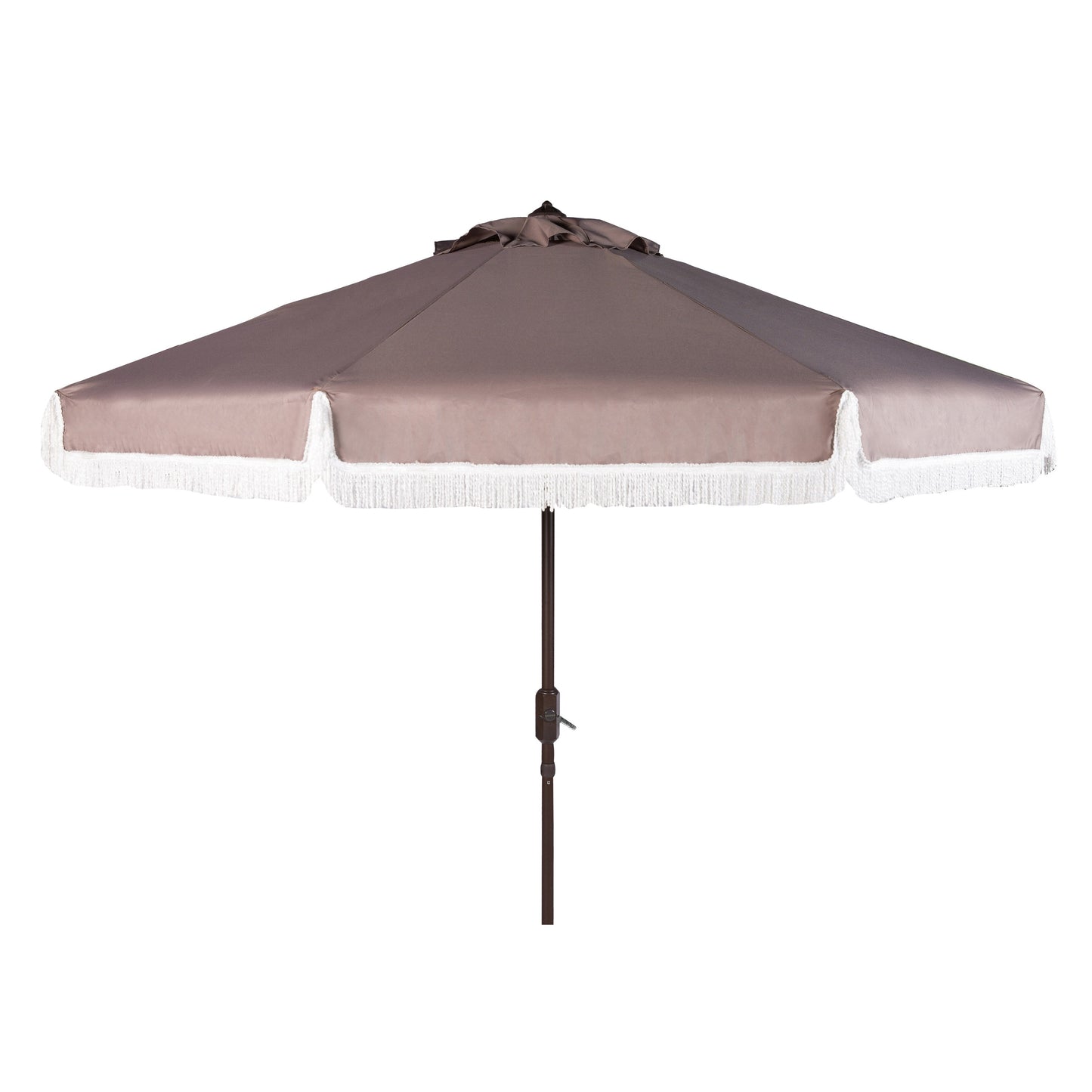 Paraschermo da esterno SAFAVIEH Ronette Fringe da 2,7 m con manovella