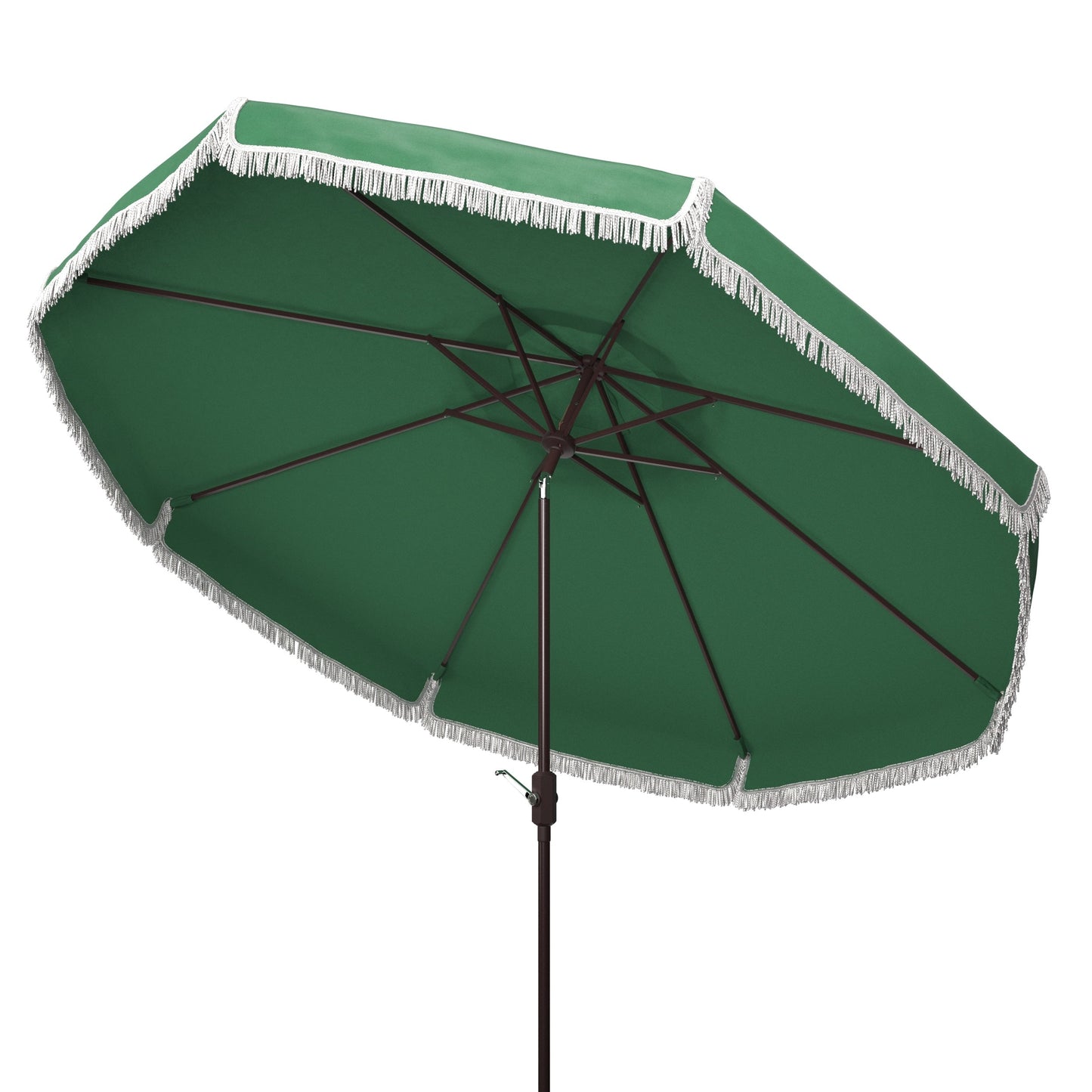 Paraschermo da esterno SAFAVIEH Ronette Fringe da 2,7 m con manovella
