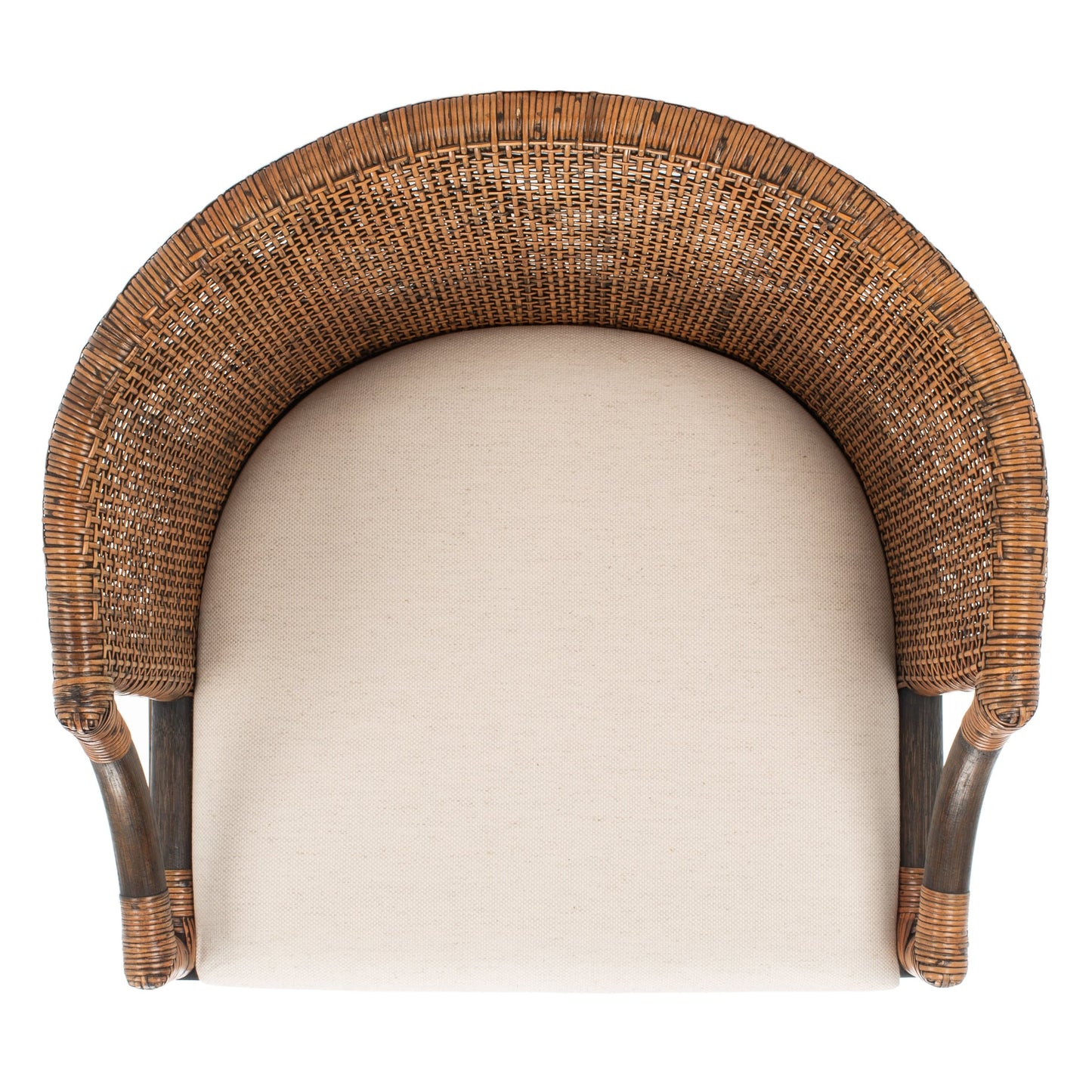 SAFAVIEH Virona sgabello da bar in vimini da 76 cm - 56,5 L x 52 P x 99 A - 56,5Lx52Px99A