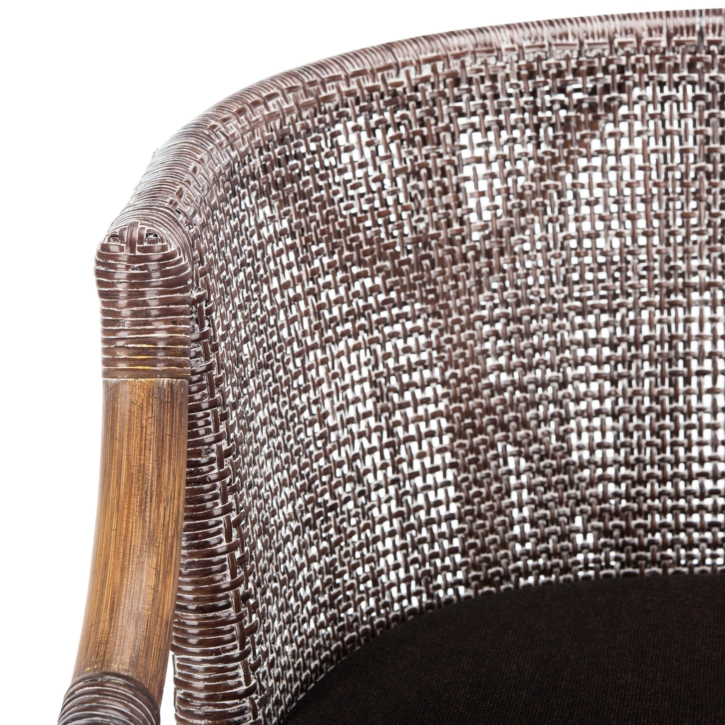 SAFAVIEH Virona sgabello da bar in vimini da 76 cm - 56,5 L x 52 P x 99 A - 56,5Lx52Px99A